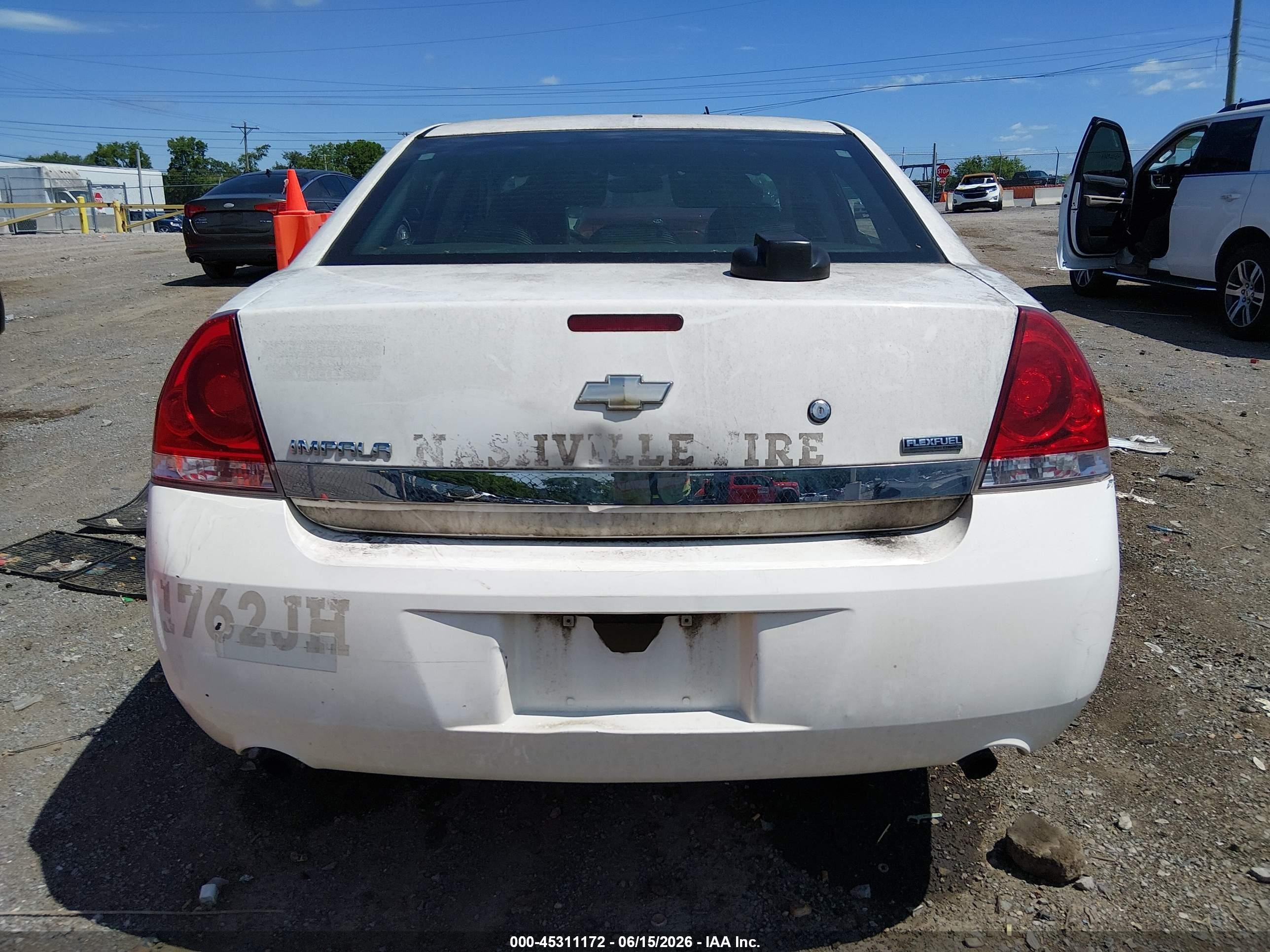 2009 Chevrolet Impala Police Белый vin: 2G1WS57M591313999