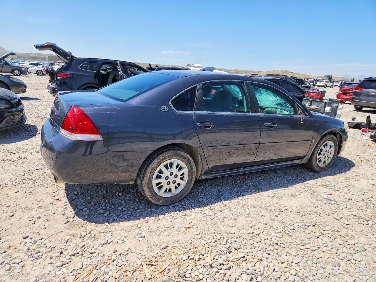 2009 Chevrolet Impala Police Gray vin: 2G1WS57M691267793