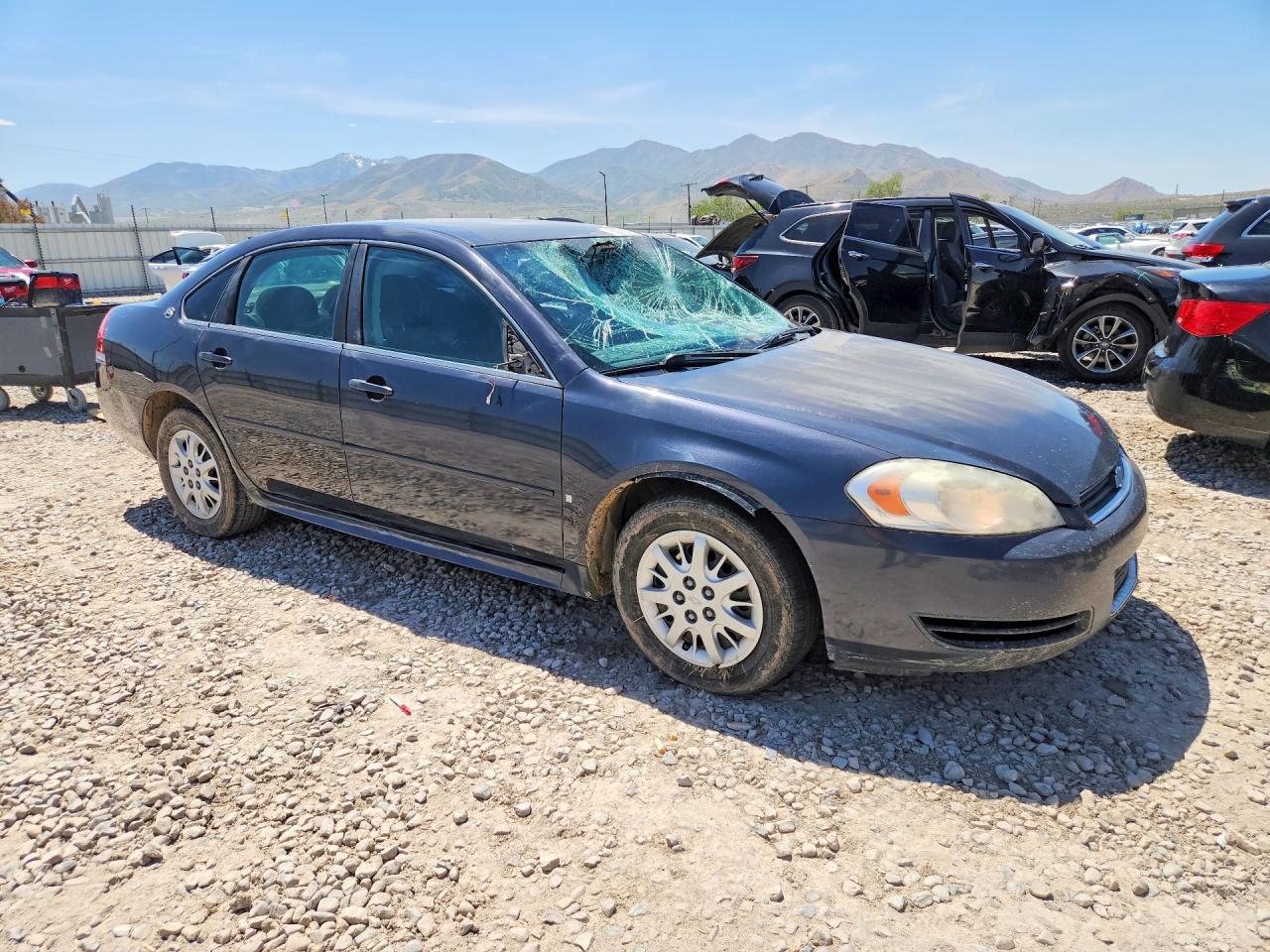 2009 Chevrolet Impala Police Gray vin: 2G1WS57M691267793