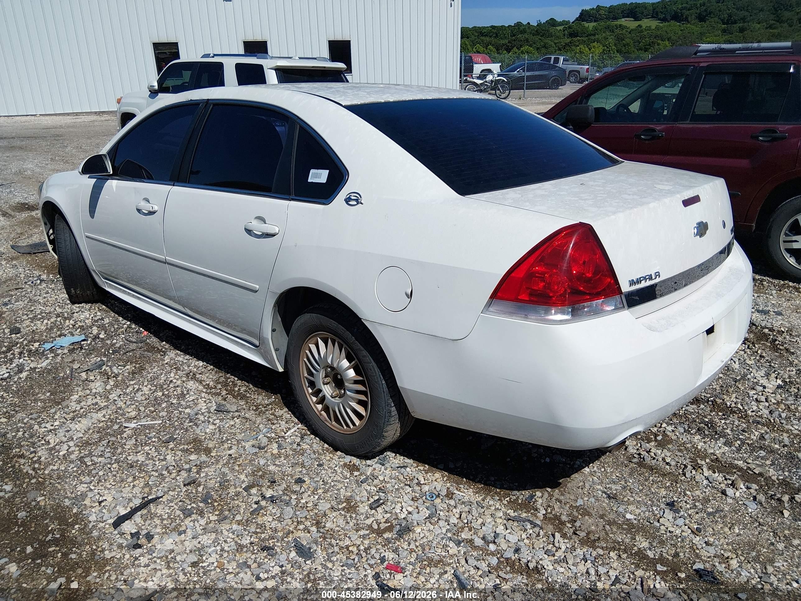 2009 Chevrolet Impala Police White vin: 2G1WS57M891273336