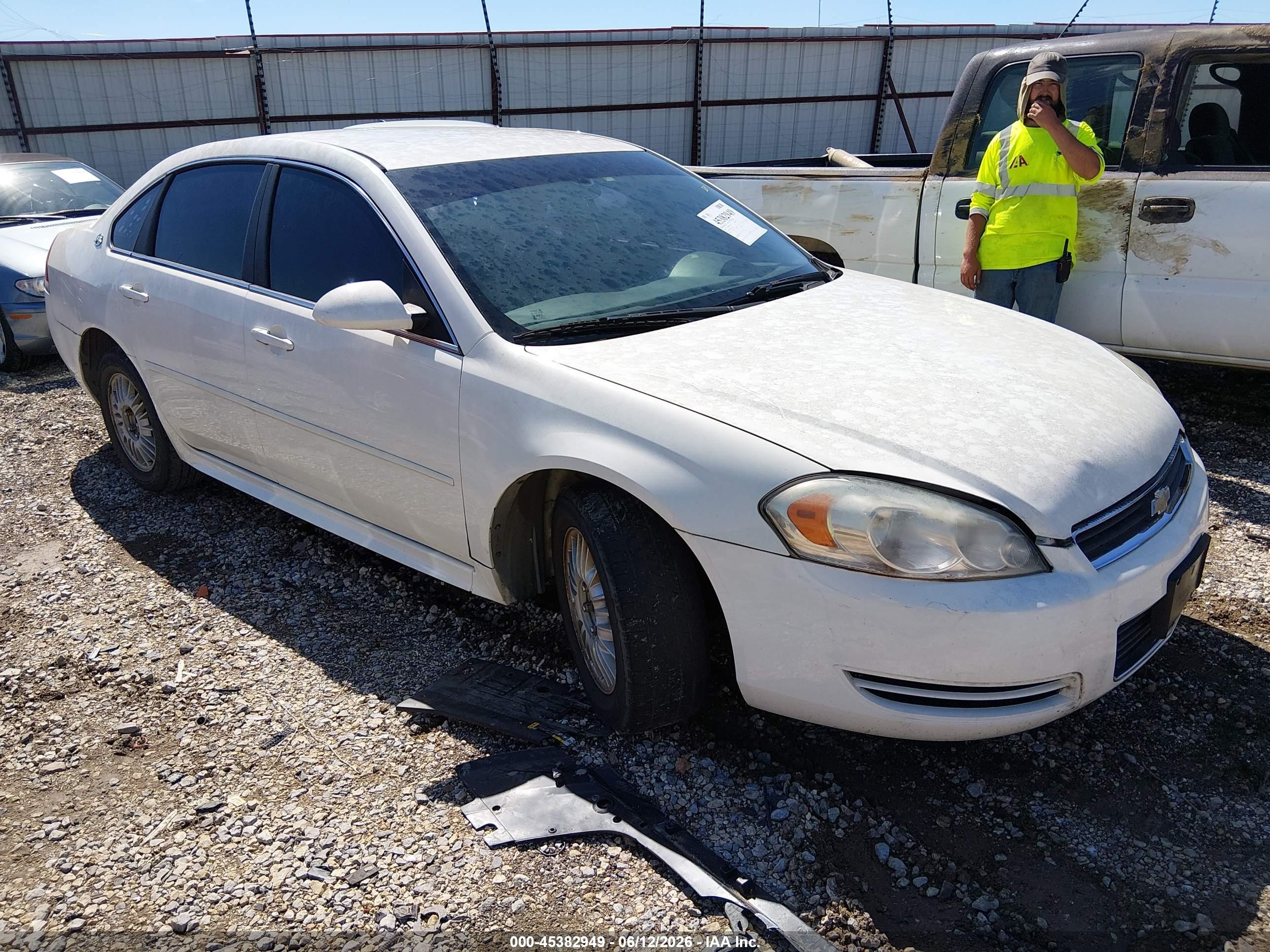 2009 Chevrolet Impala Police White vin: 2G1WS57M891273336