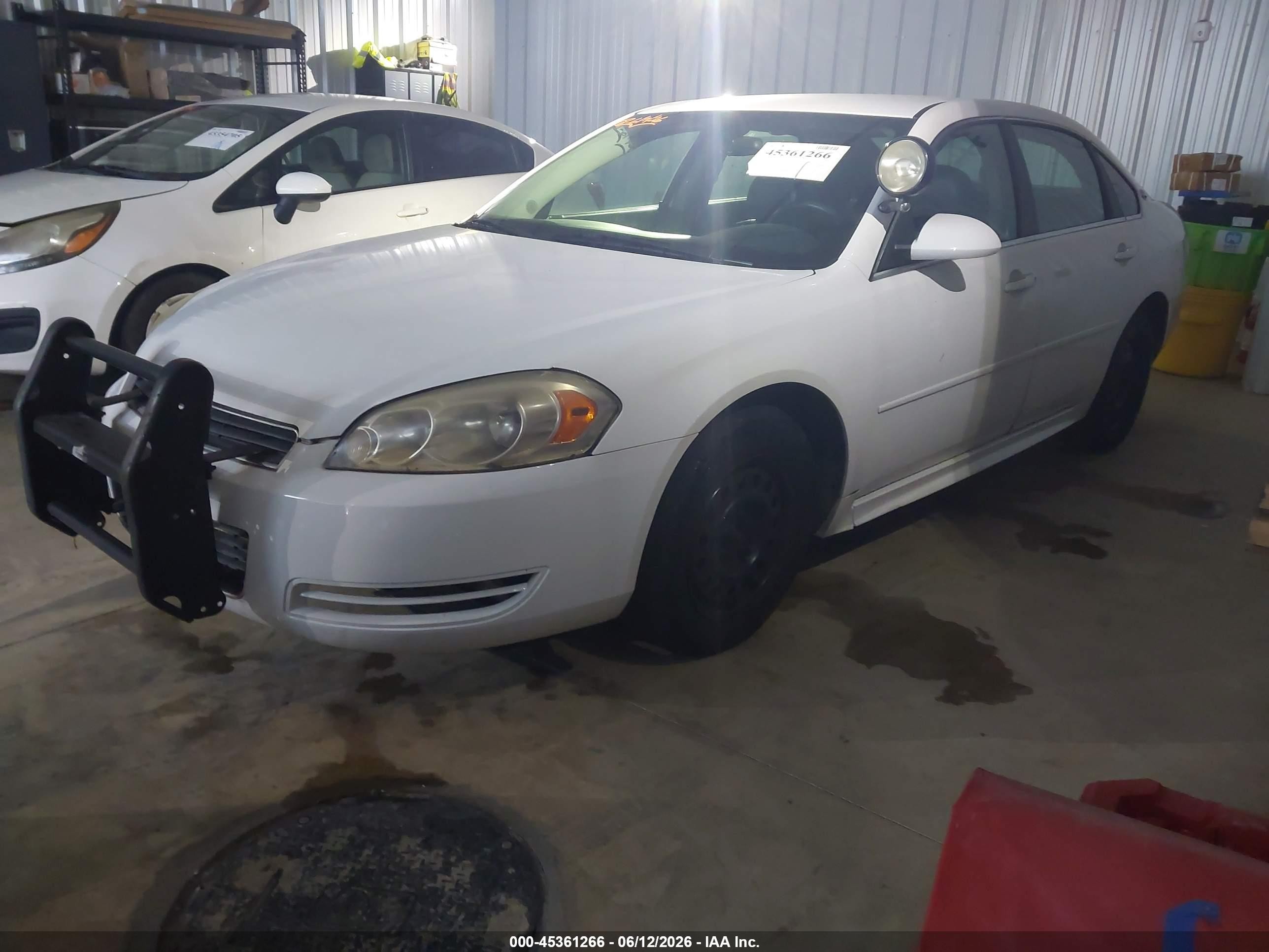 2009 Chevrolet Impala Police White vin: 2G1WS57M991286760