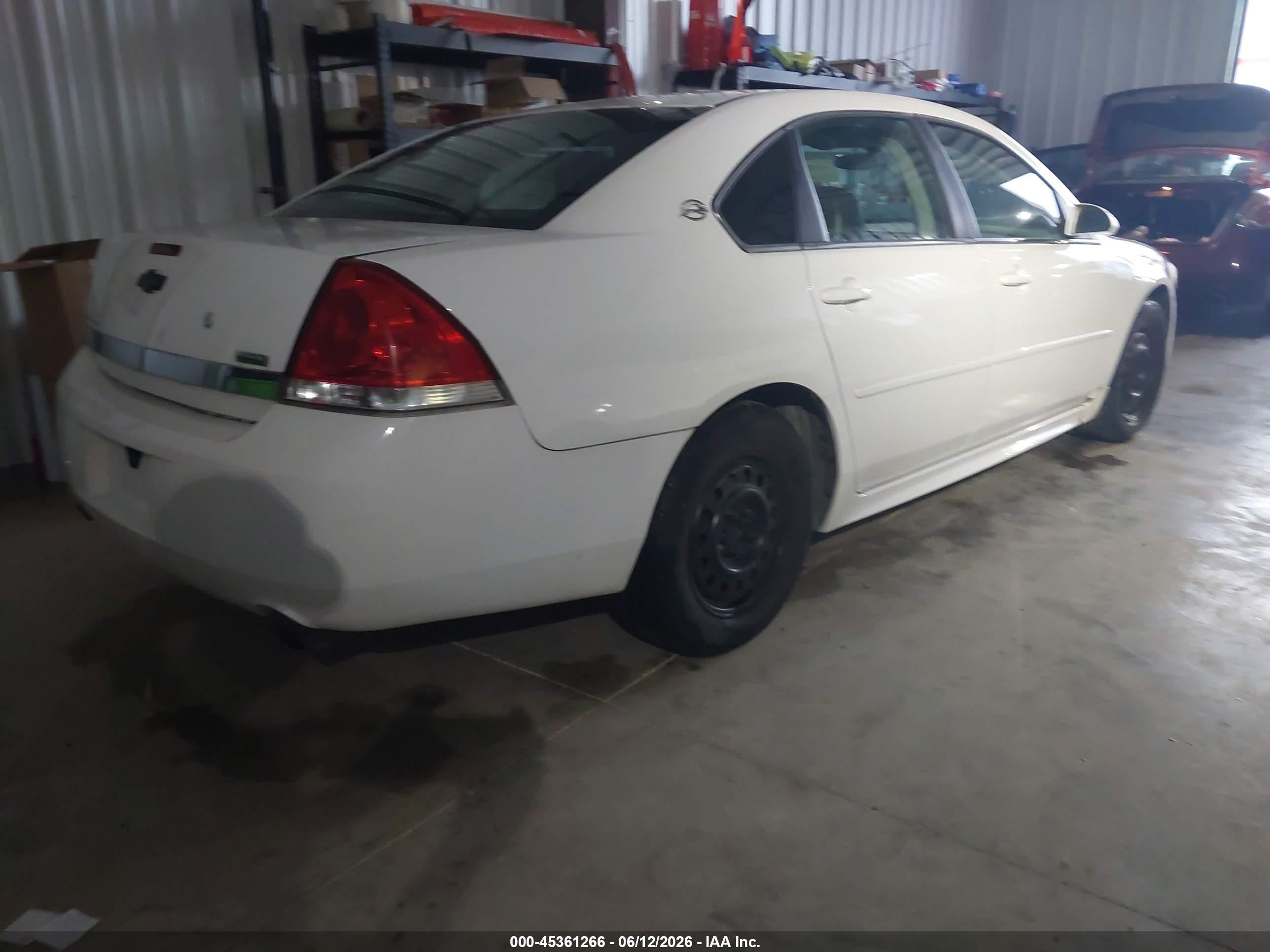 2009 Chevrolet Impala Police White vin: 2G1WS57M991286760