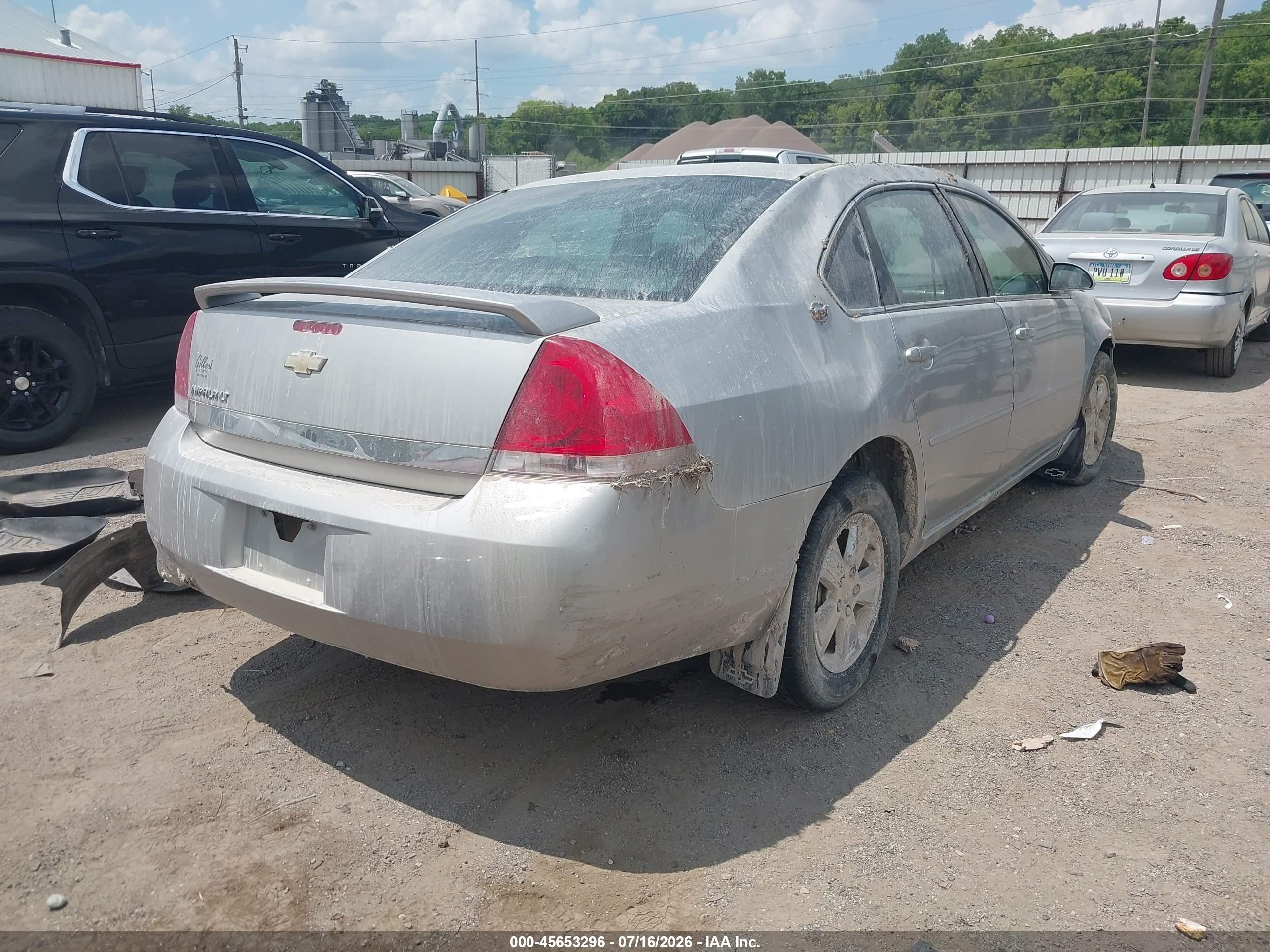 2006 Chevrolet Impala Lt Silver vin: 2G1WT55K069111065