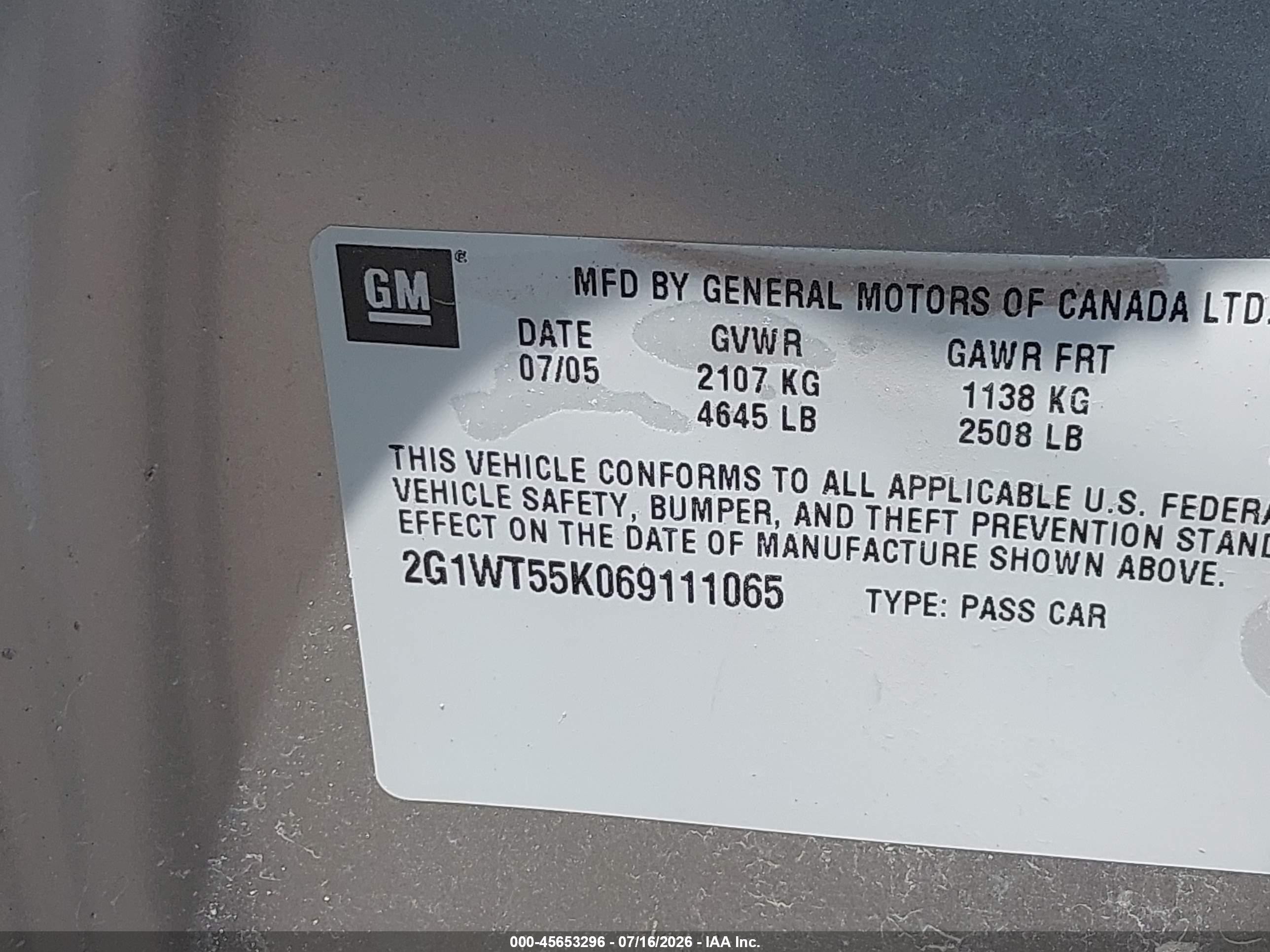 2006 Chevrolet Impala Lt Silver vin: 2G1WT55K069111065