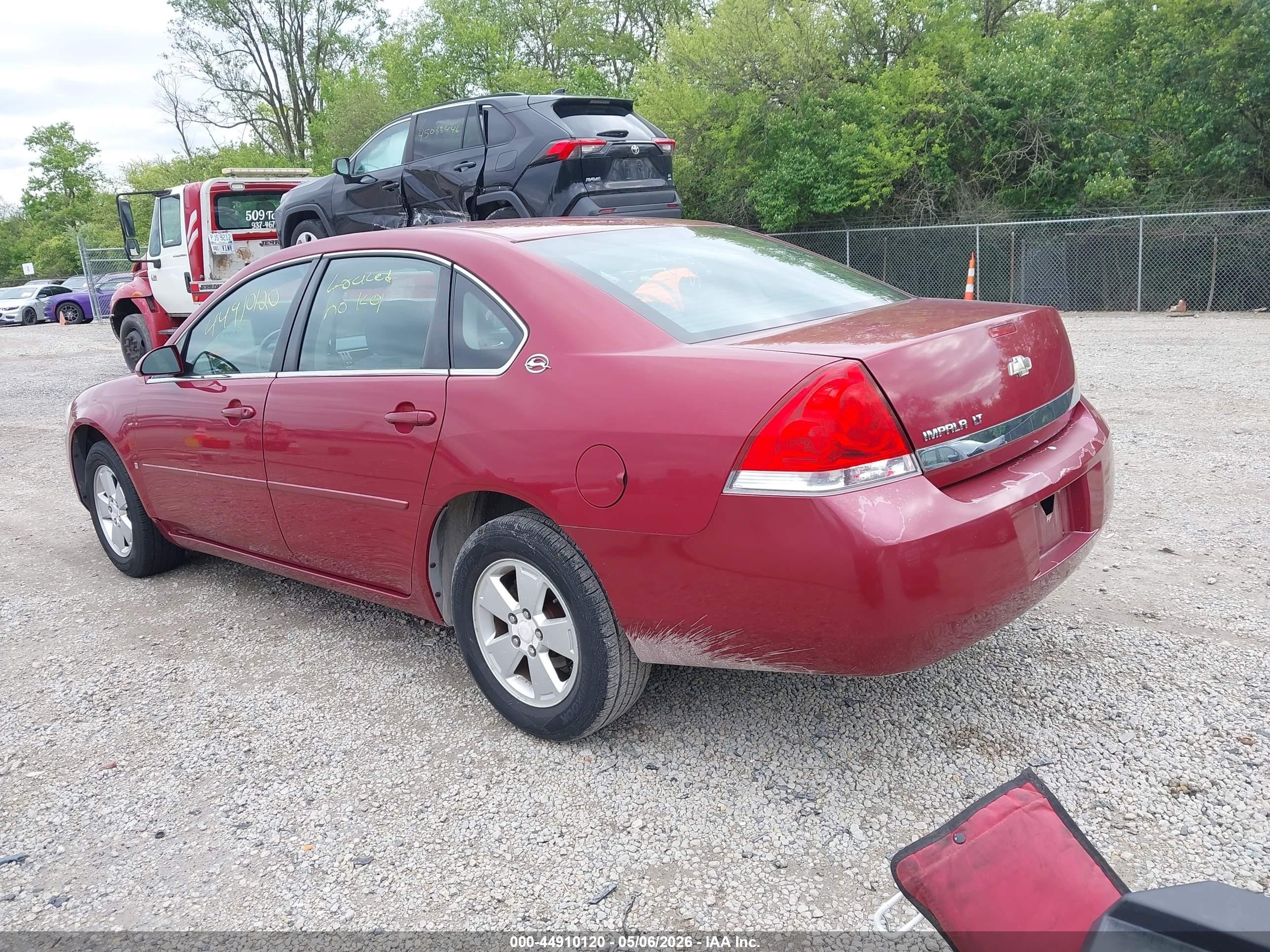 2006 Chevrolet Impala Lt Burgundy vin: 2G1WT55K069388136