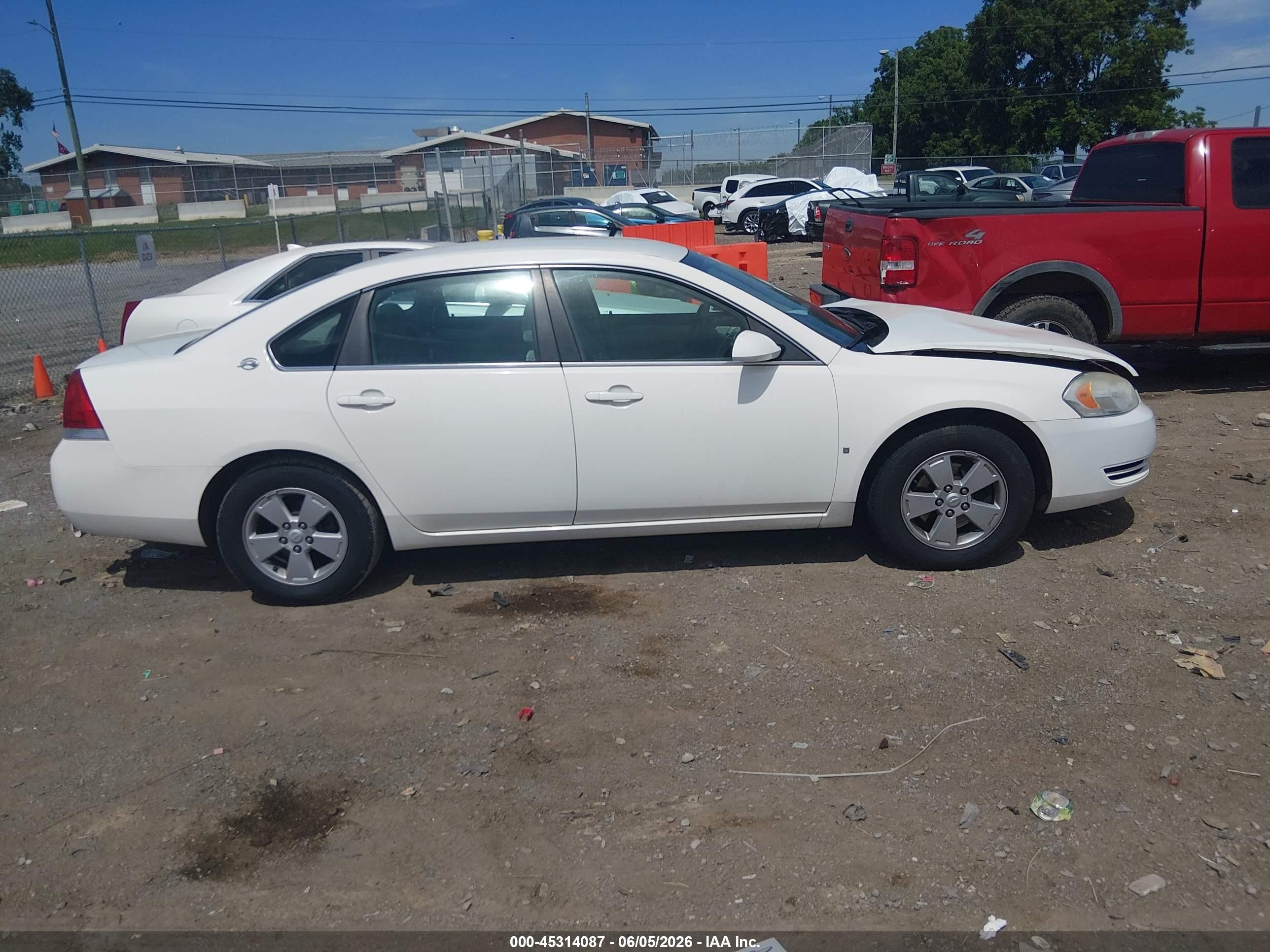 2008 Chevrolet Impala Lt Белый vin: 2G1WT55K081225861