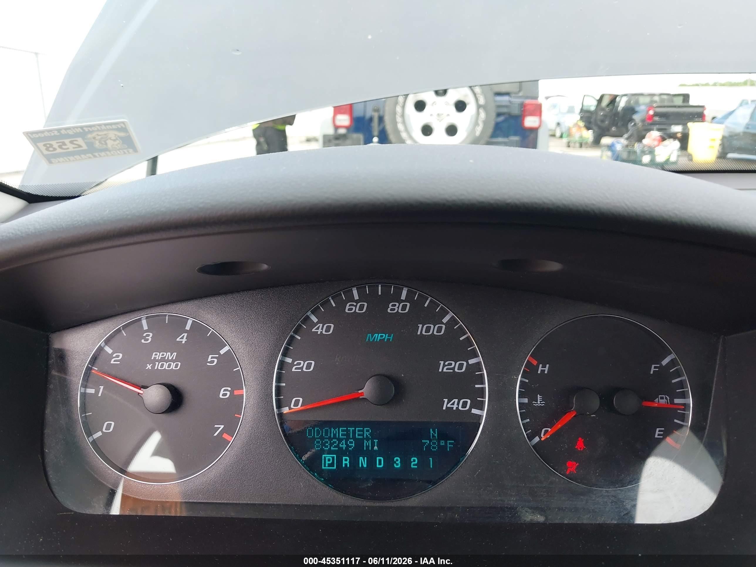 2008 Chevrolet Impala Lt Серый vin: 2G1WT55K081272680