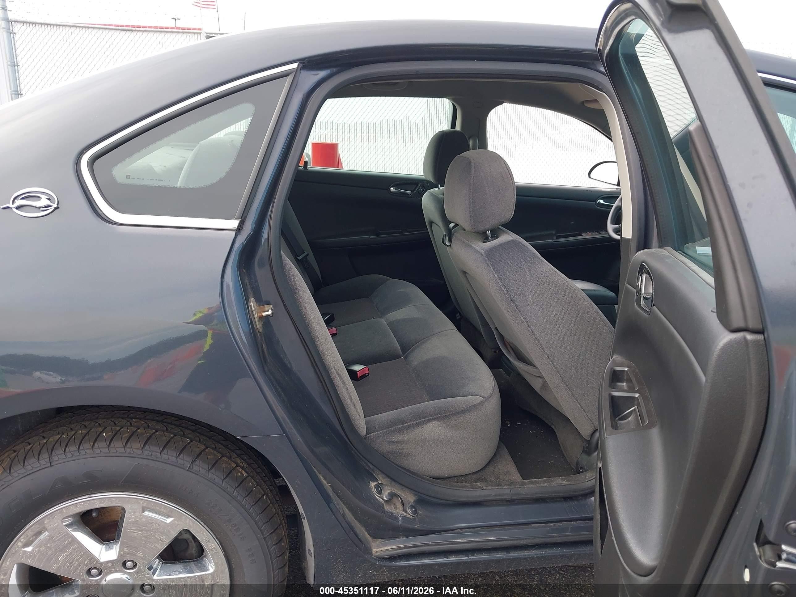 2008 Chevrolet Impala Lt Серый vin: 2G1WT55K081272680