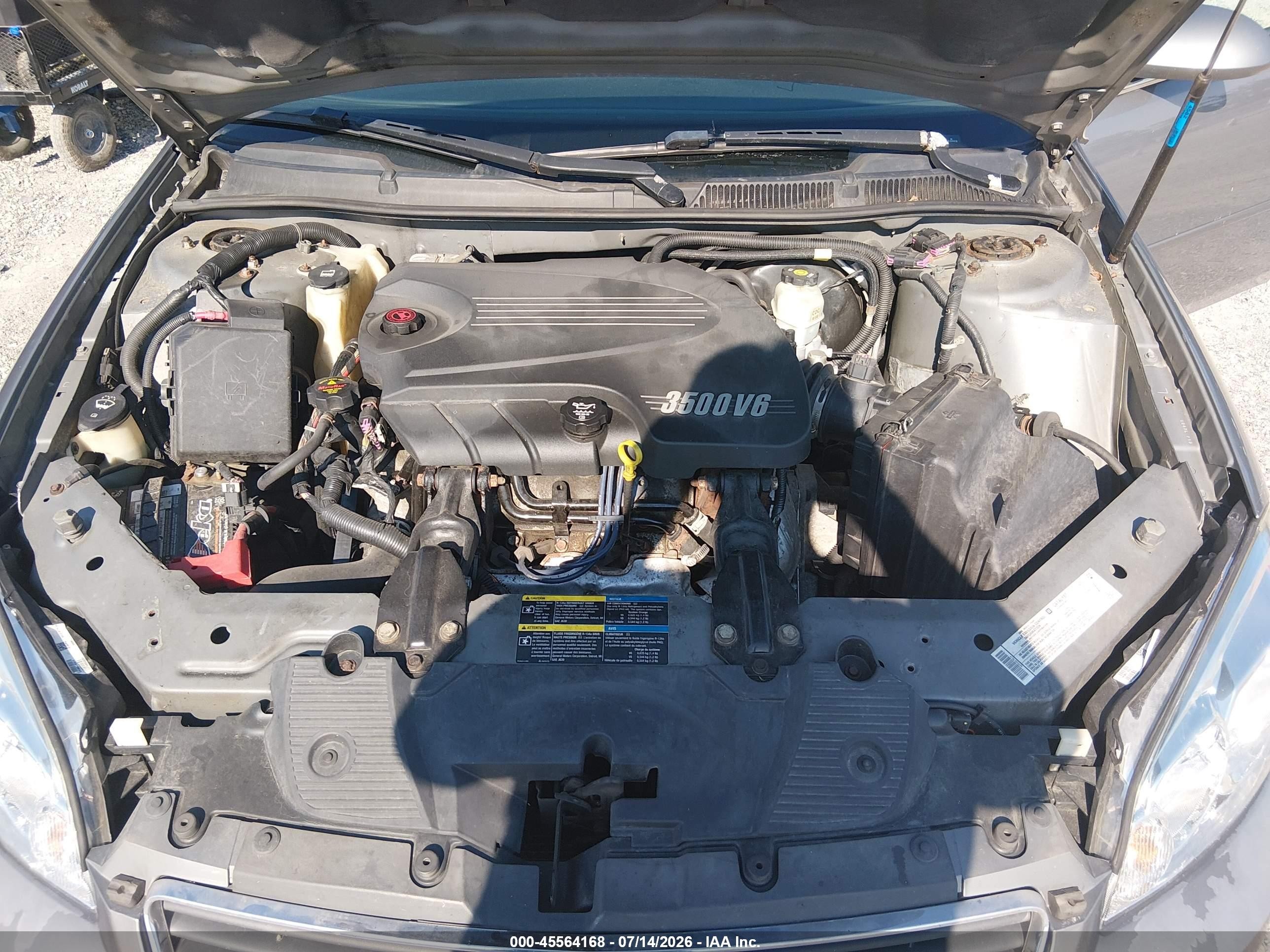 2006 Chevrolet Impala Lt Gray vin: 2G1WT55K169426781