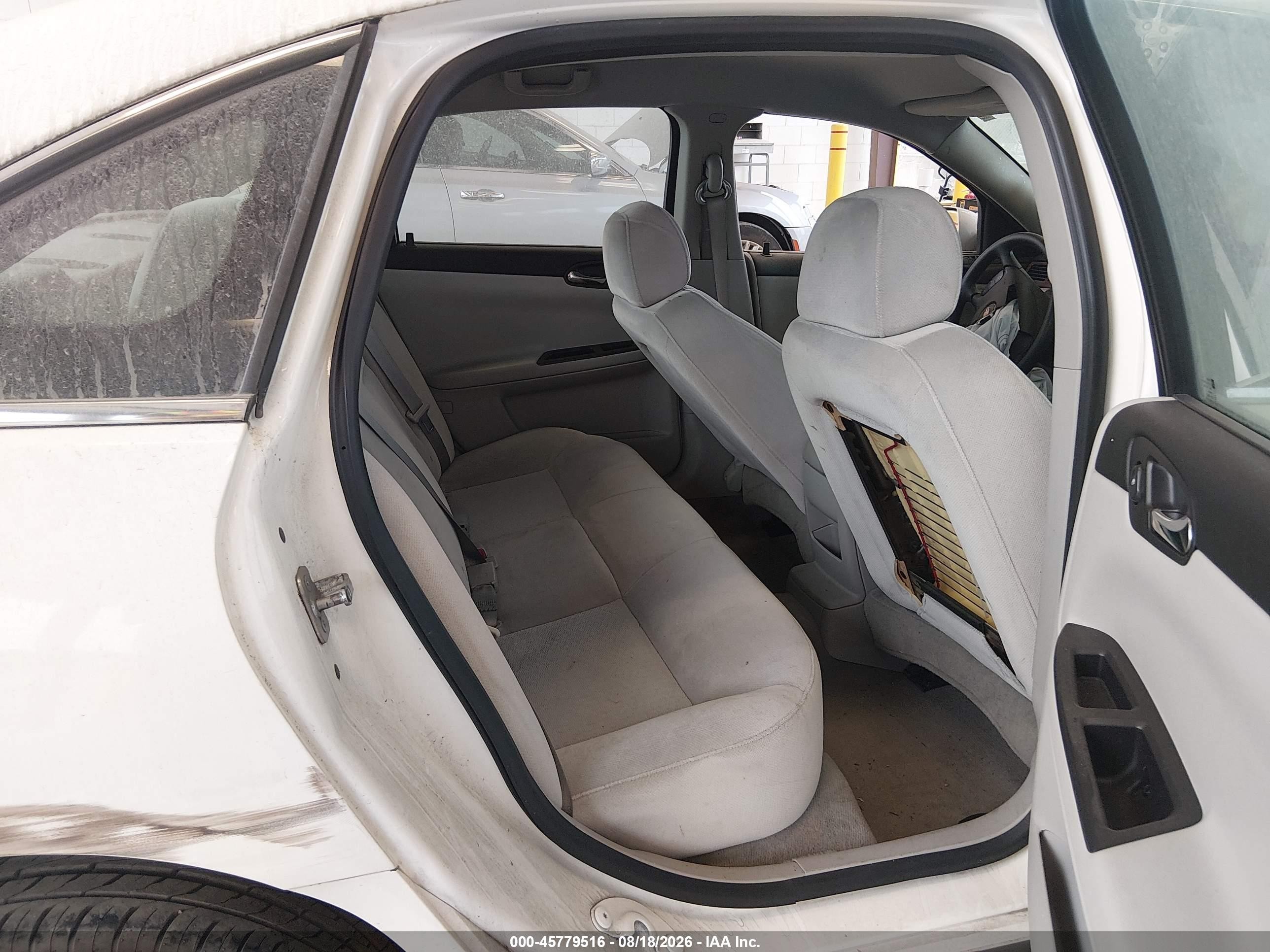 2008 Chevrolet Impala Lt White vin: 2G1WT55K189100935
