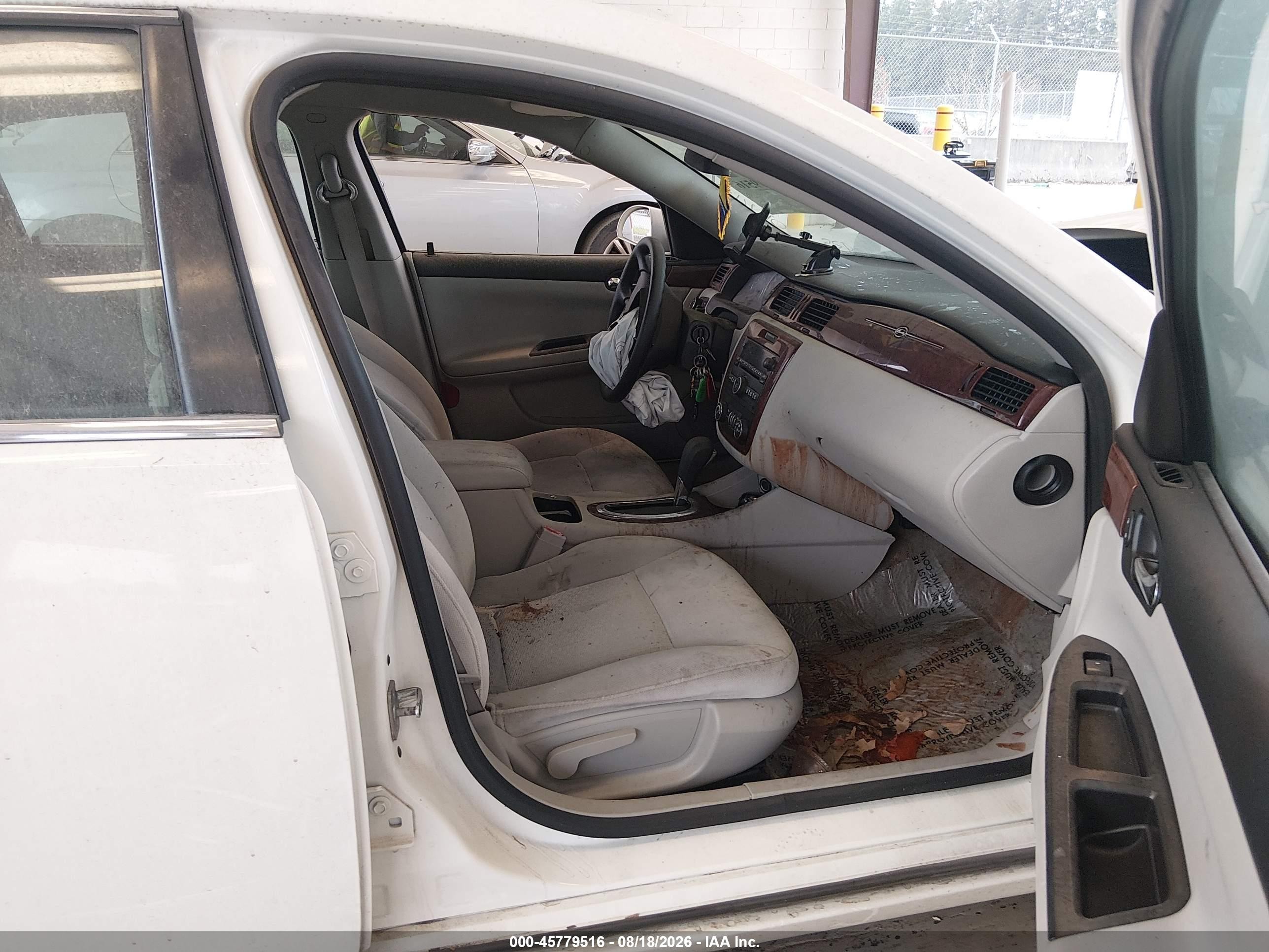 2008 Chevrolet Impala Lt White vin: 2G1WT55K189100935