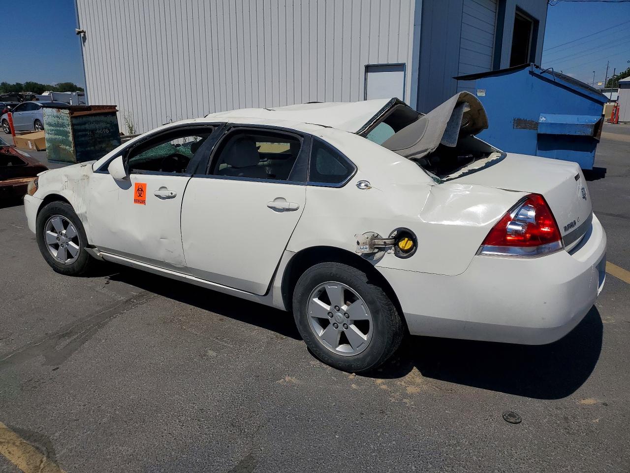 2008 Chevrolet Impala White vin: 2G1WT55K189189311