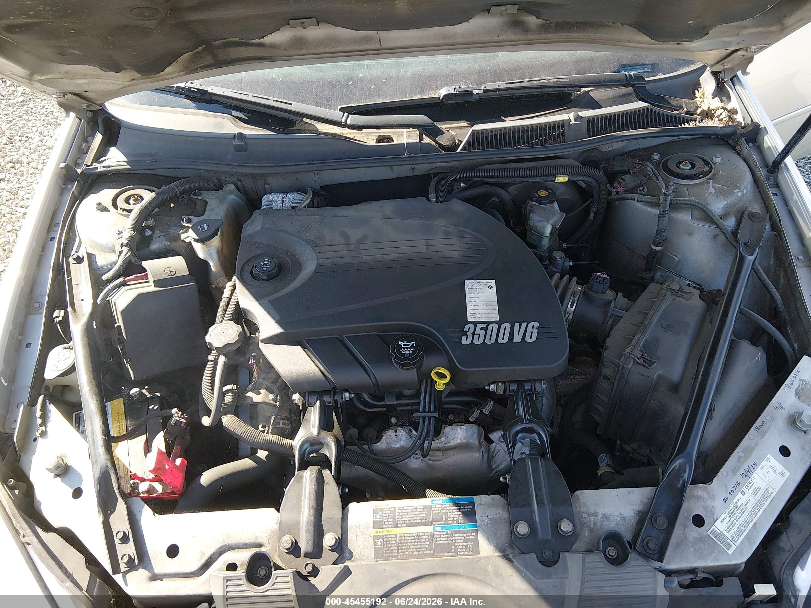 2006 Chevrolet Impala Lt Silver vin: 2G1WT55K269400237