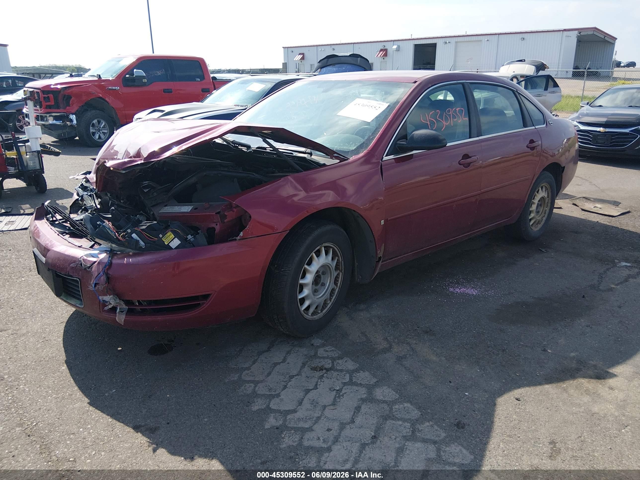 2006 Chevrolet Impala Lt Burgundy vin: 2G1WT55K269415644