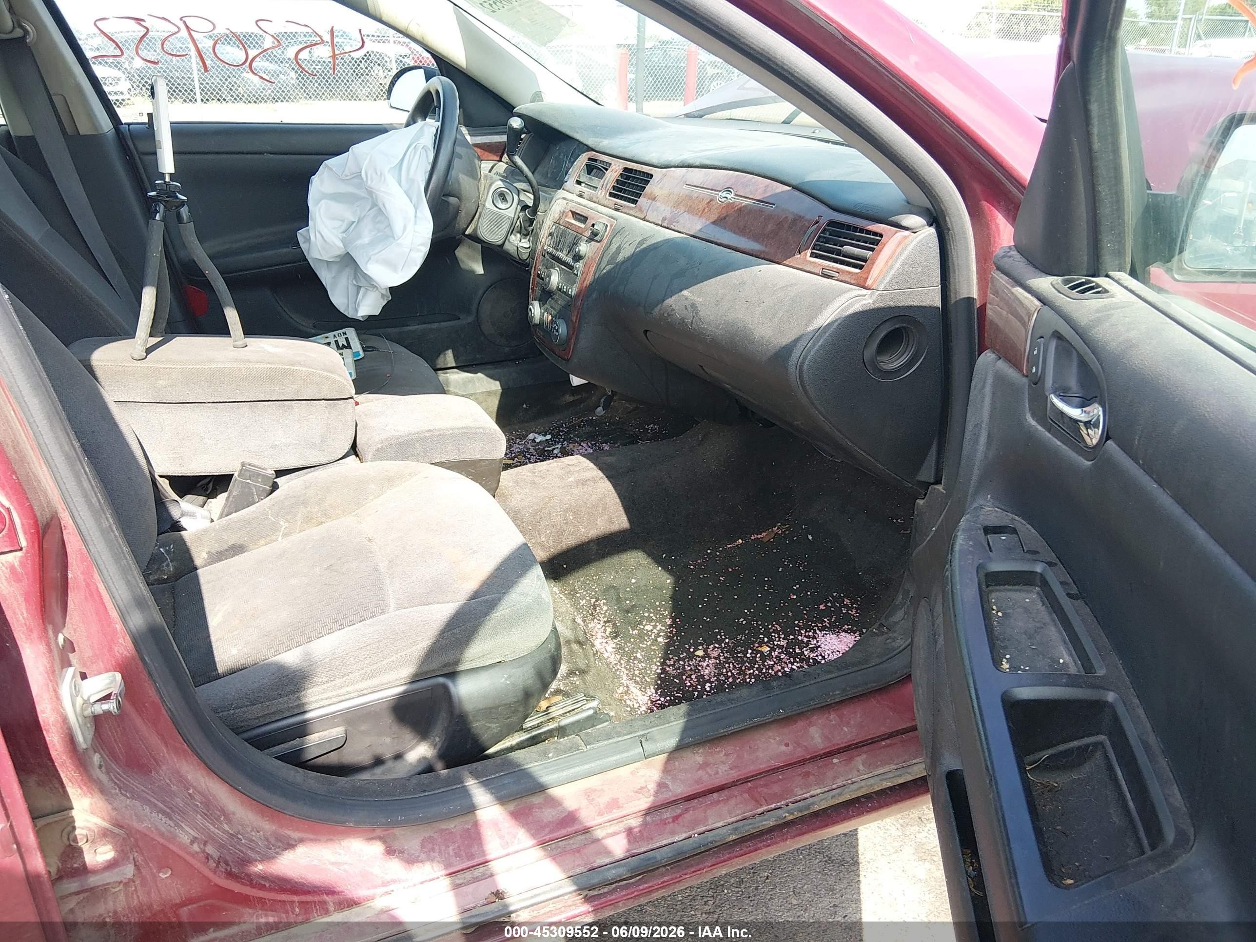 2006 Chevrolet Impala Lt Burgundy vin: 2G1WT55K269415644