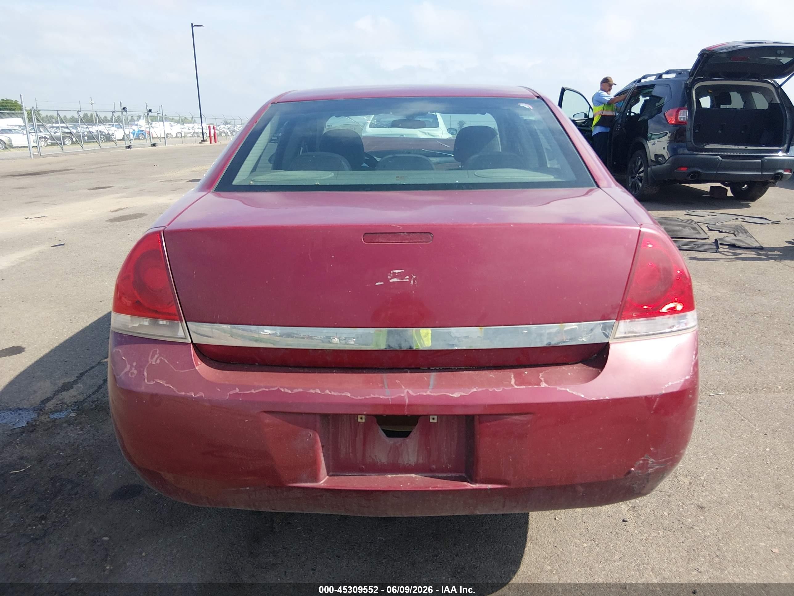 2006 Chevrolet Impala Lt Burgundy vin: 2G1WT55K269415644