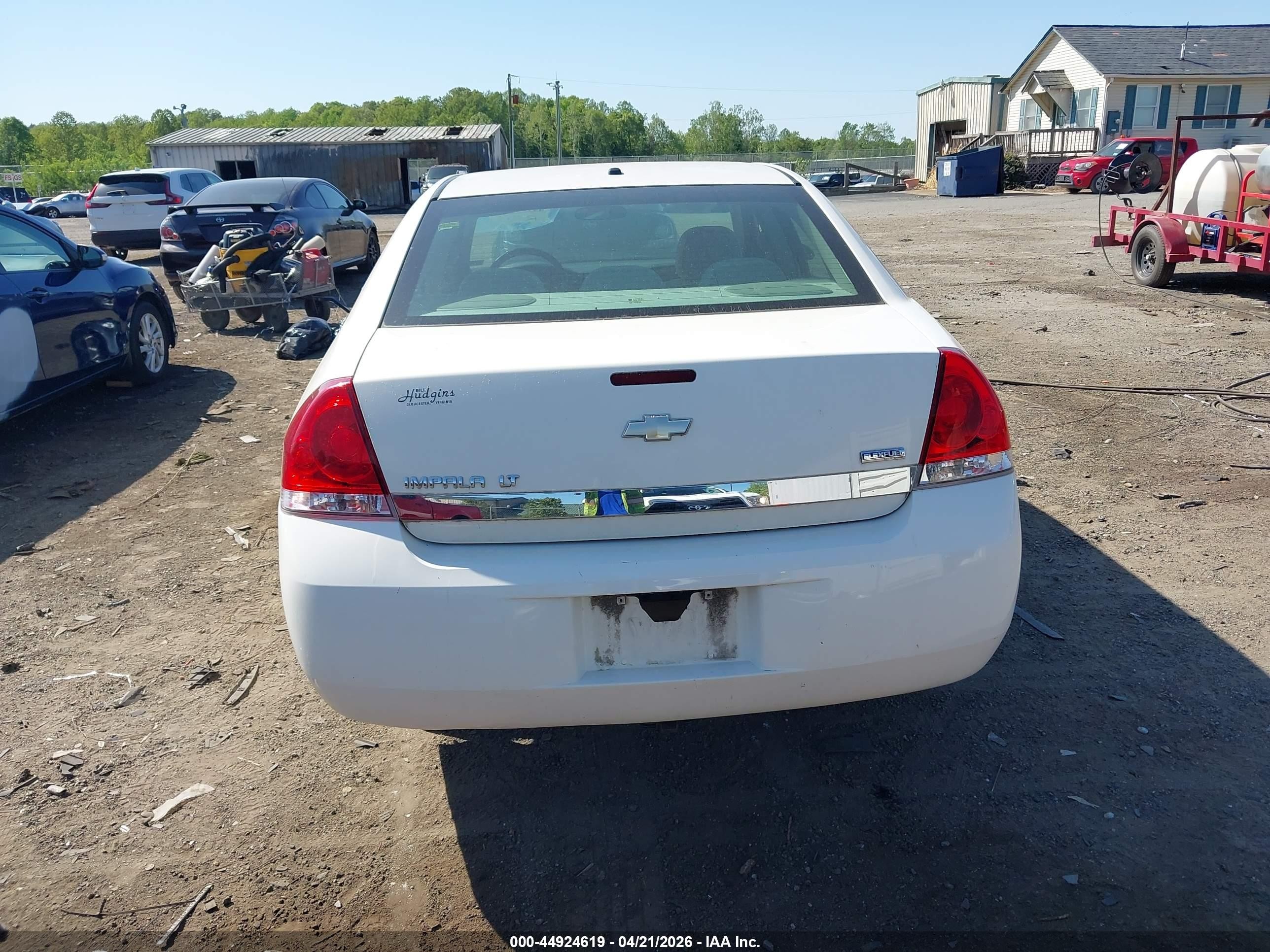 2008 Chevrolet Impala Lt White vin: 2G1WT55K289151618