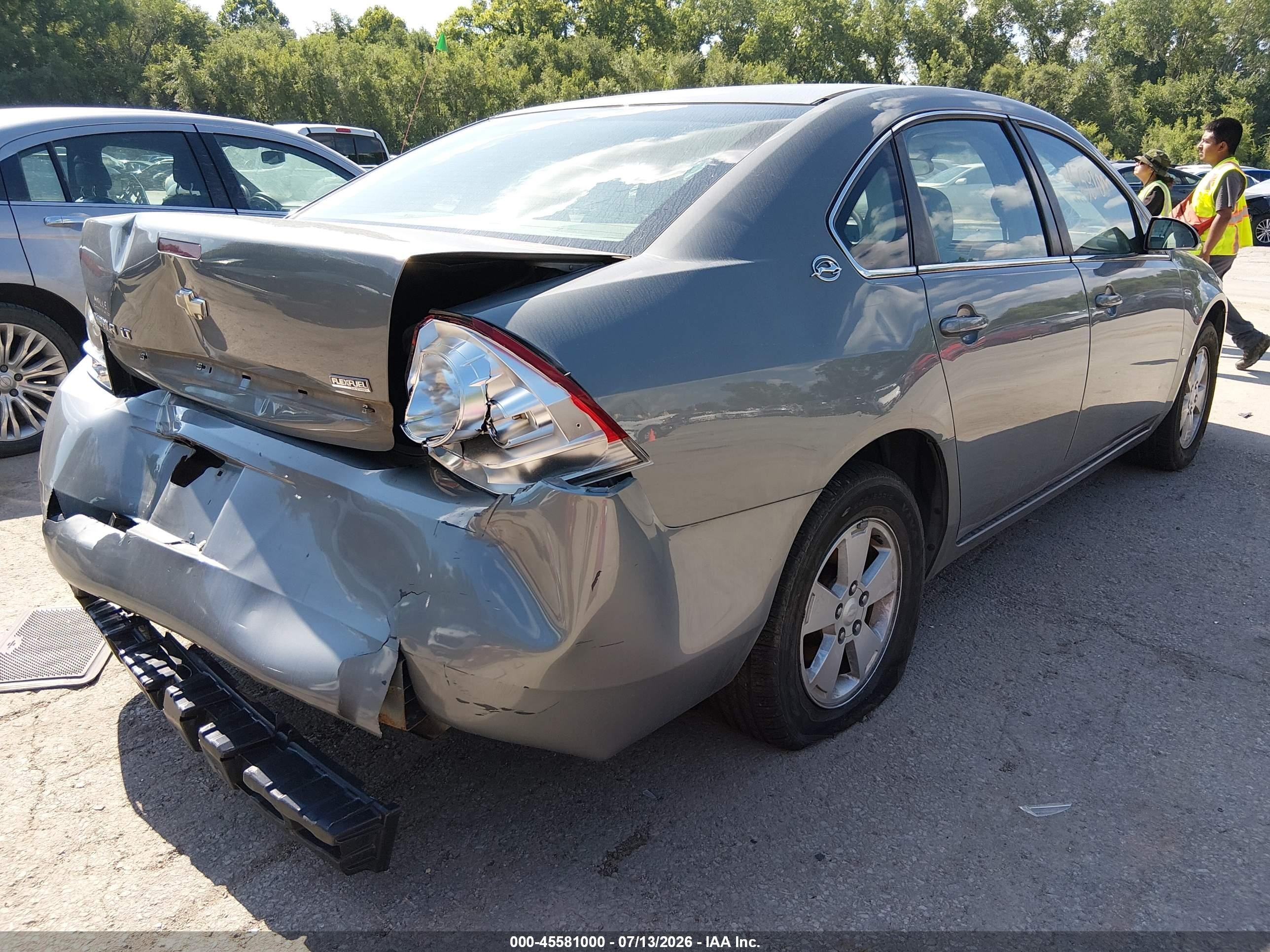 2008 Chevrolet Impala Lt Green vin: 2G1WT55K289179077