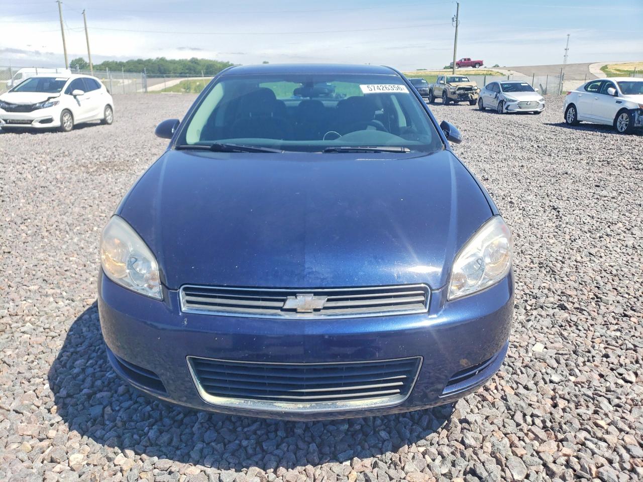 2007 Chevrolet Impala Lt Blue vin: 2G1WT55K379184965