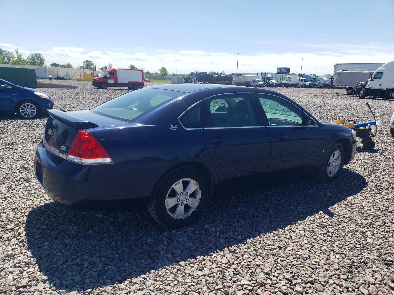 2007 Chevrolet Impala Lt Blue vin: 2G1WT55K379184965