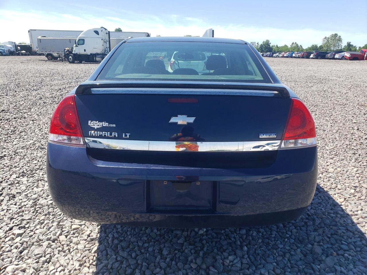 2007 Chevrolet Impala Lt Blue vin: 2G1WT55K379184965