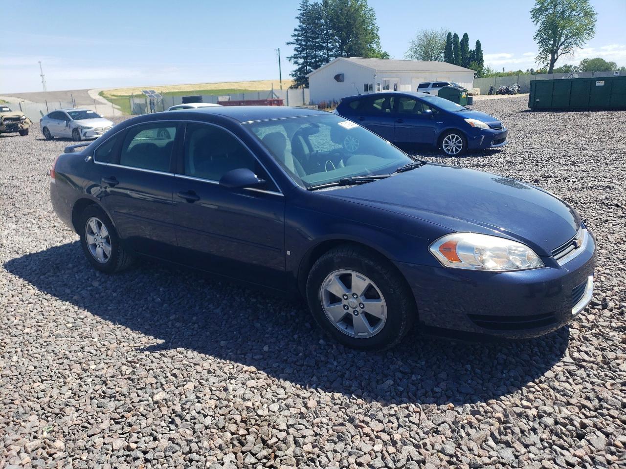 2007 Chevrolet Impala Lt Blue vin: 2G1WT55K379184965