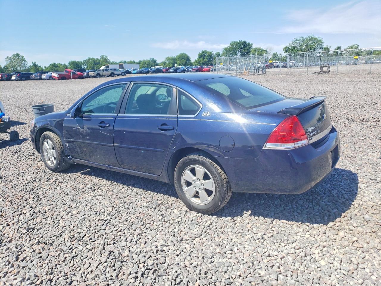 2007 Chevrolet Impala Lt Blue vin: 2G1WT55K379184965