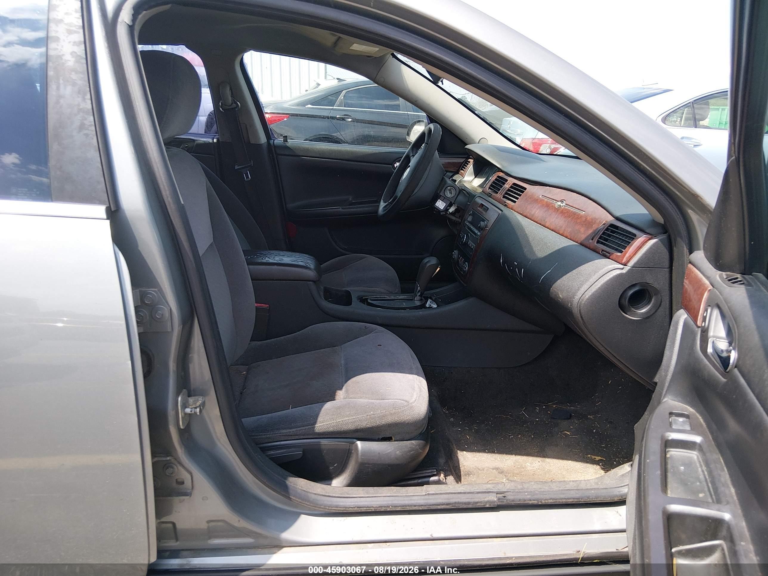 2008 Chevrolet Impala Lt Gray vin: 2G1WT55K389126419