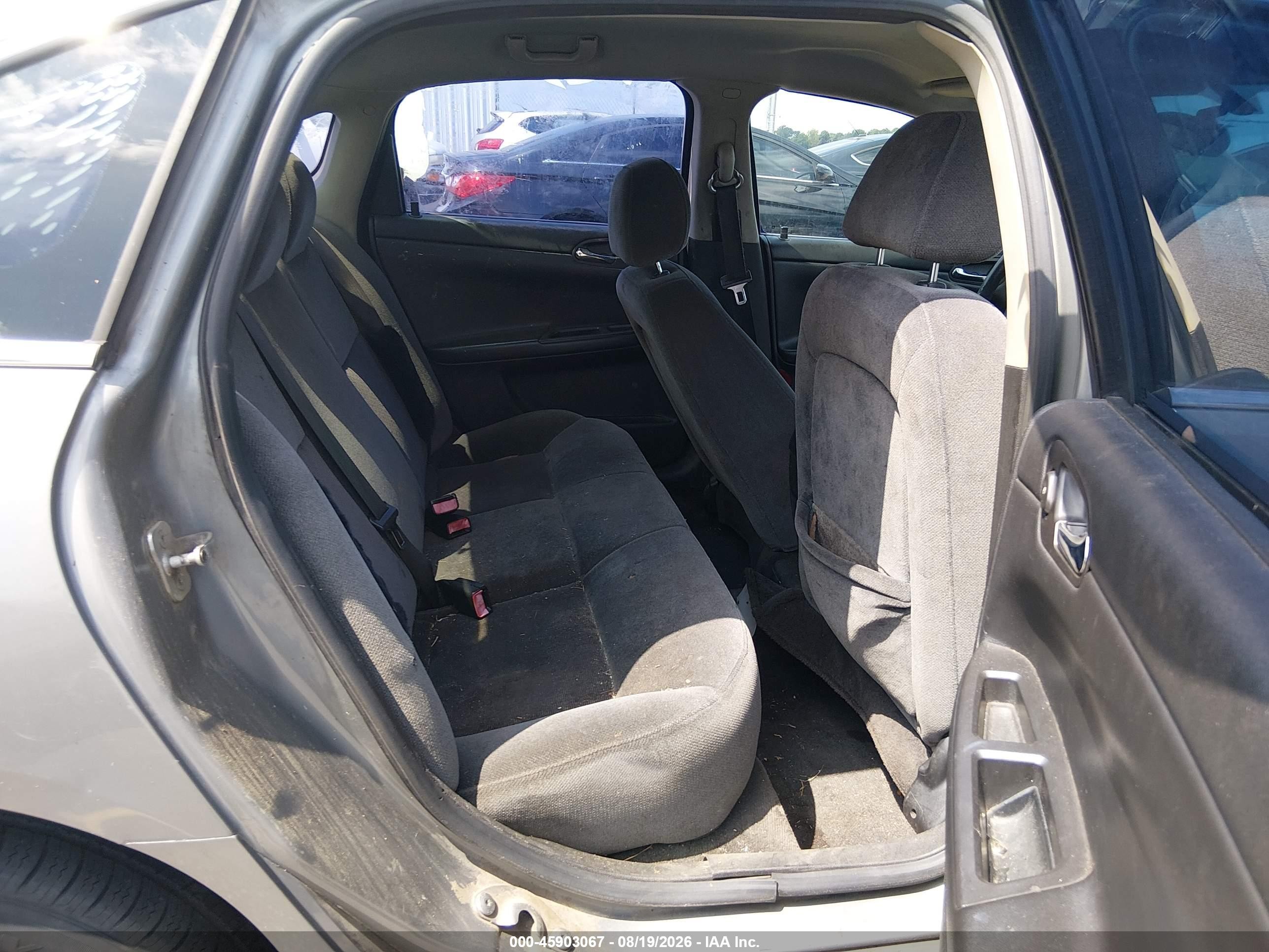 2008 Chevrolet Impala Lt Gray vin: 2G1WT55K389126419