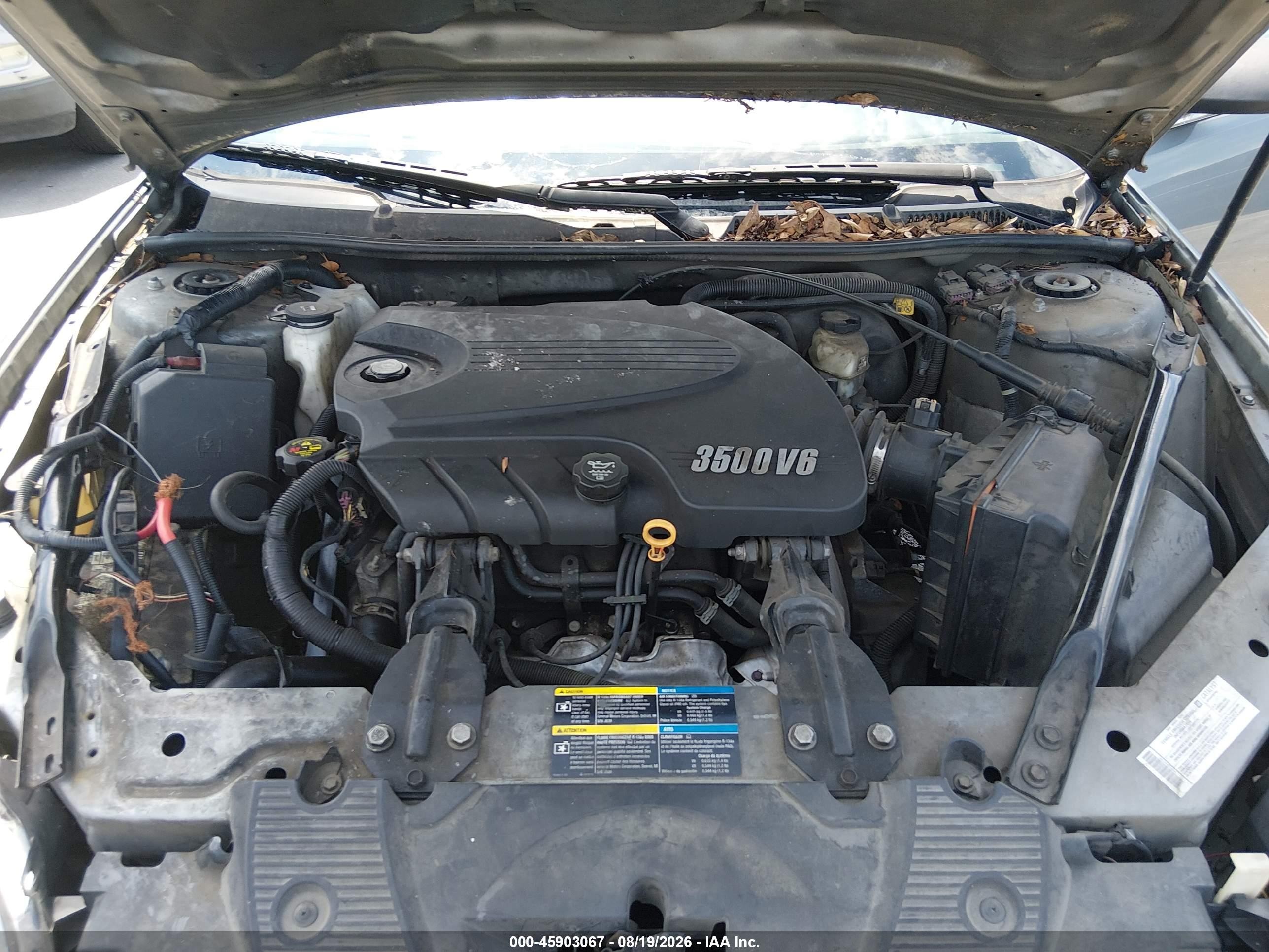 2008 Chevrolet Impala Lt Gray vin: 2G1WT55K389126419