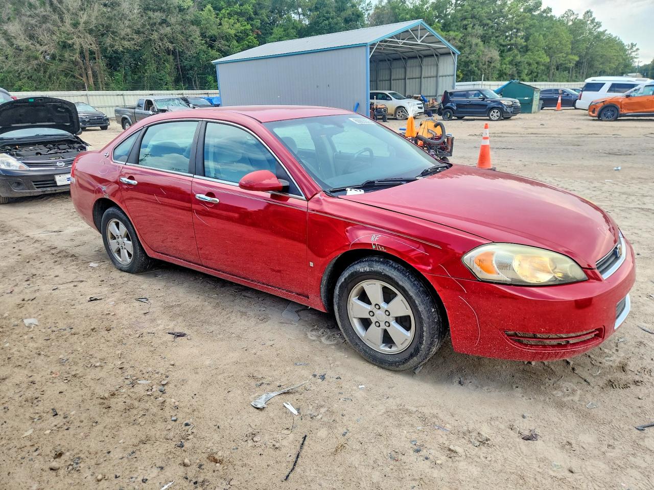 2008 Chevrolet Impala Lt Красный vin: 2G1WT55K581226035