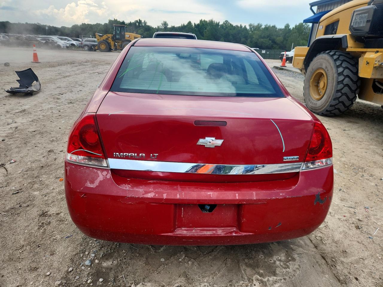 2008 Chevrolet Impala Lt Красный vin: 2G1WT55K581226035