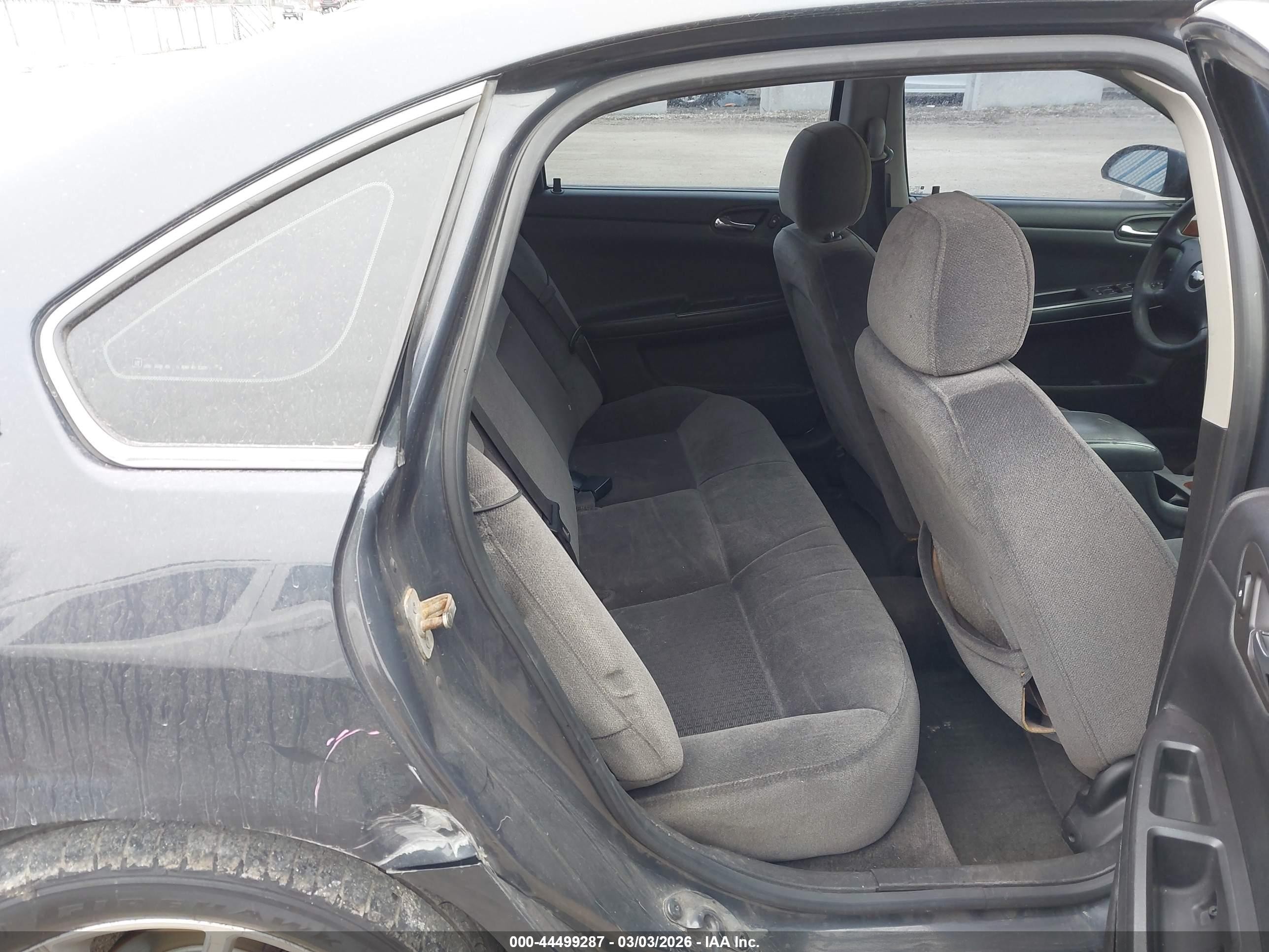 2008 Chevrolet Impala Lt Gray vin: 2G1WT55K581292553
