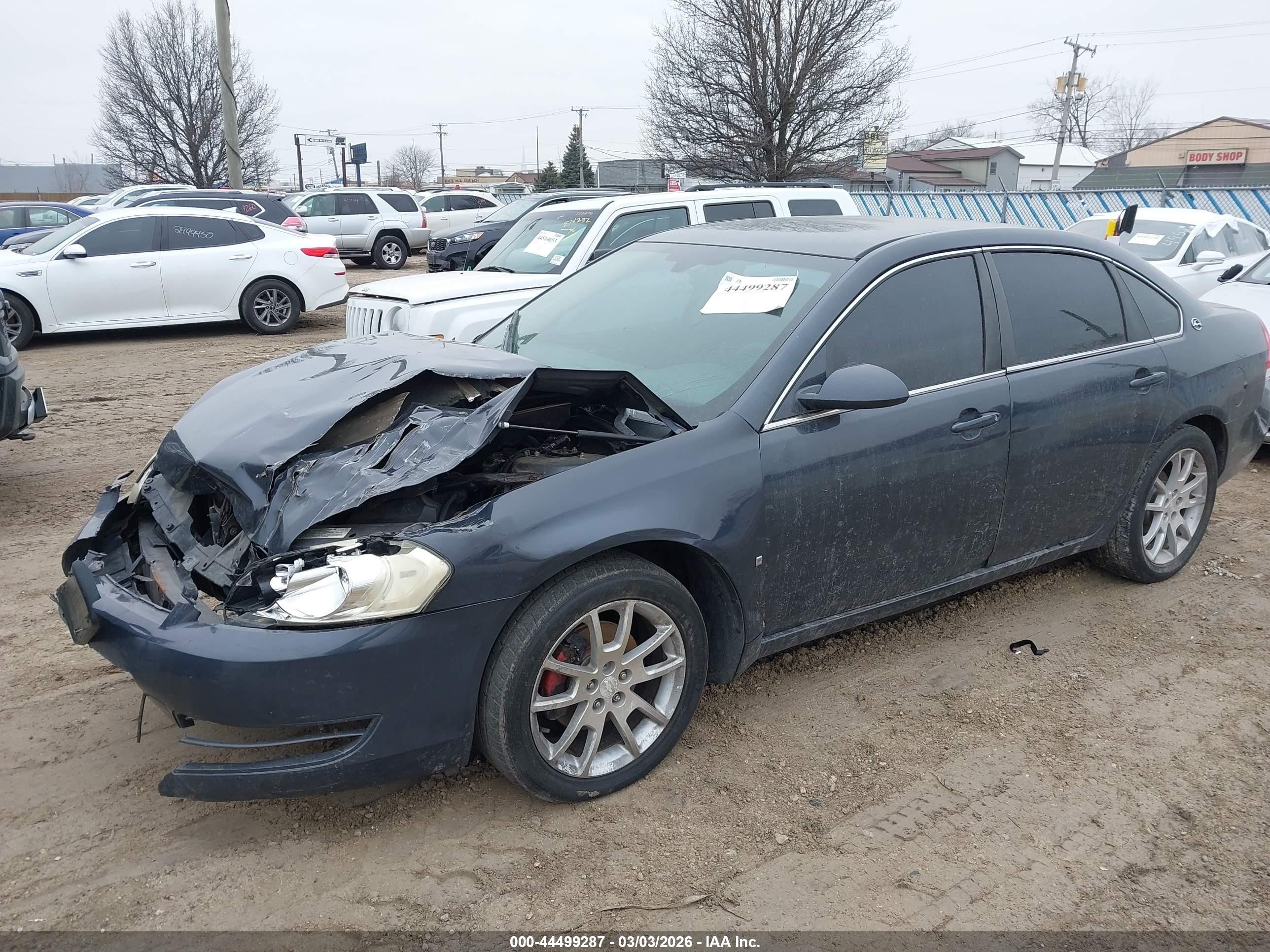 2008 Chevrolet Impala Lt Gray vin: 2G1WT55K581292553