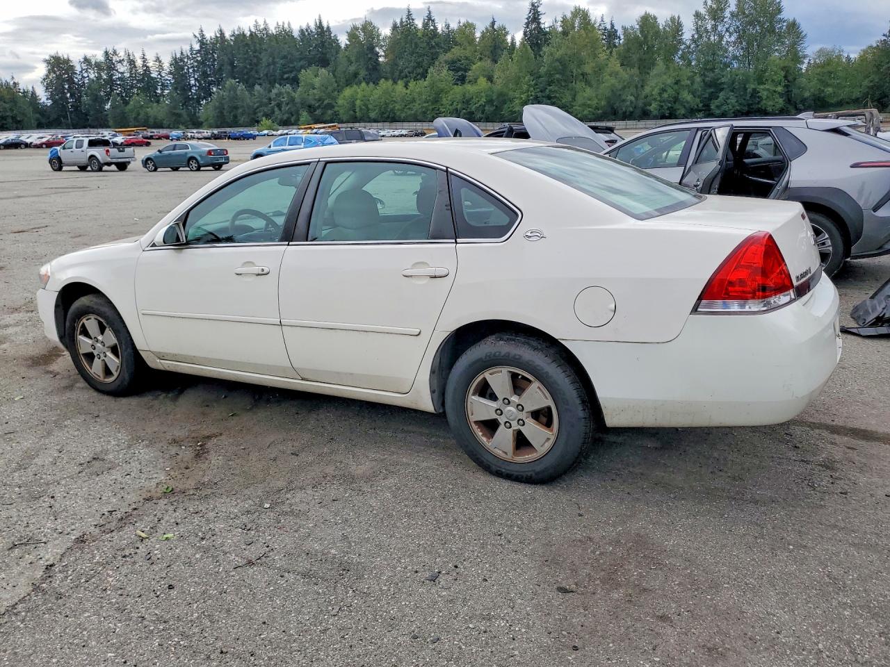 2007 Chevrolet Impala Lt White vin: 2G1WT55K679114702