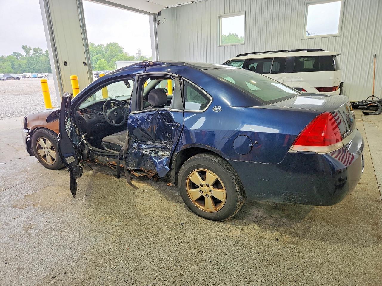 2007 Chevrolet Impala Lt Blue vin: 2G1WT55K779175833