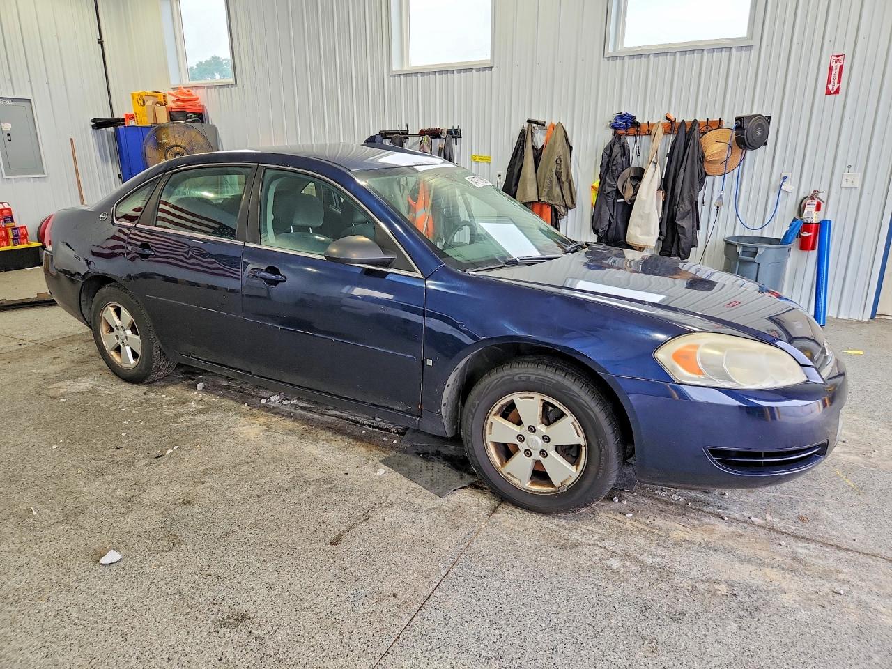 2007 Chevrolet Impala Lt Blue vin: 2G1WT55K779175833