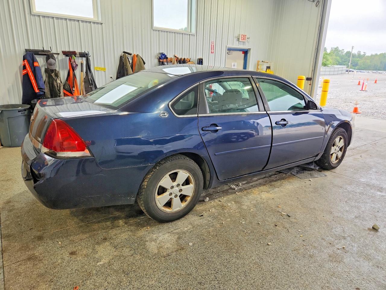 2007 Chevrolet Impala Lt Blue vin: 2G1WT55K779175833