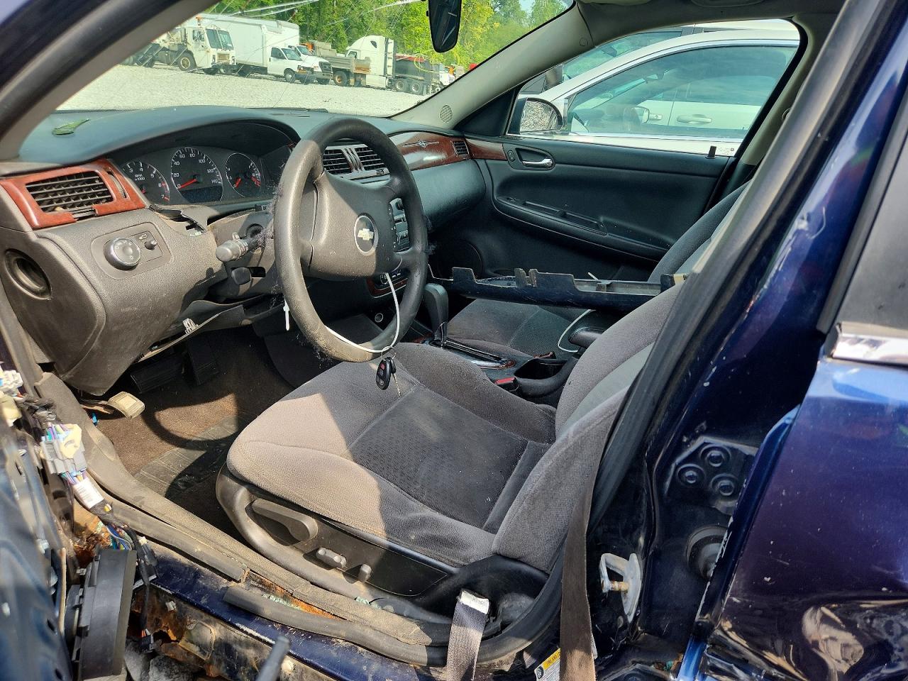 2007 Chevrolet Impala Lt Blue vin: 2G1WT55K779175833