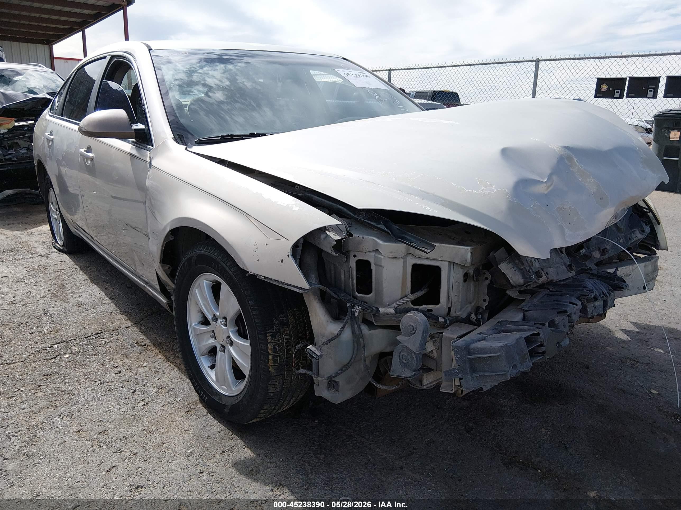 2008 Chevrolet Impala Lt Gold vin: 2G1WT55K781269372