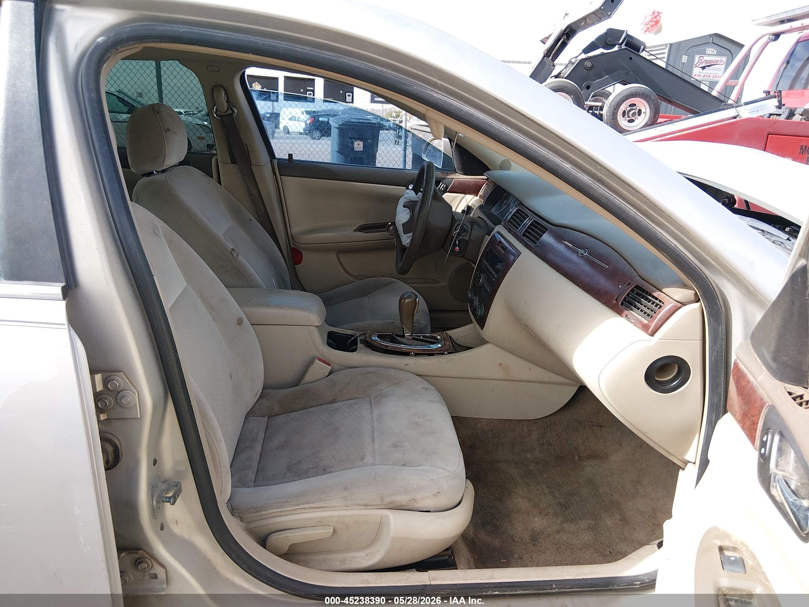 2008 Chevrolet Impala Lt Gold vin: 2G1WT55K781269372