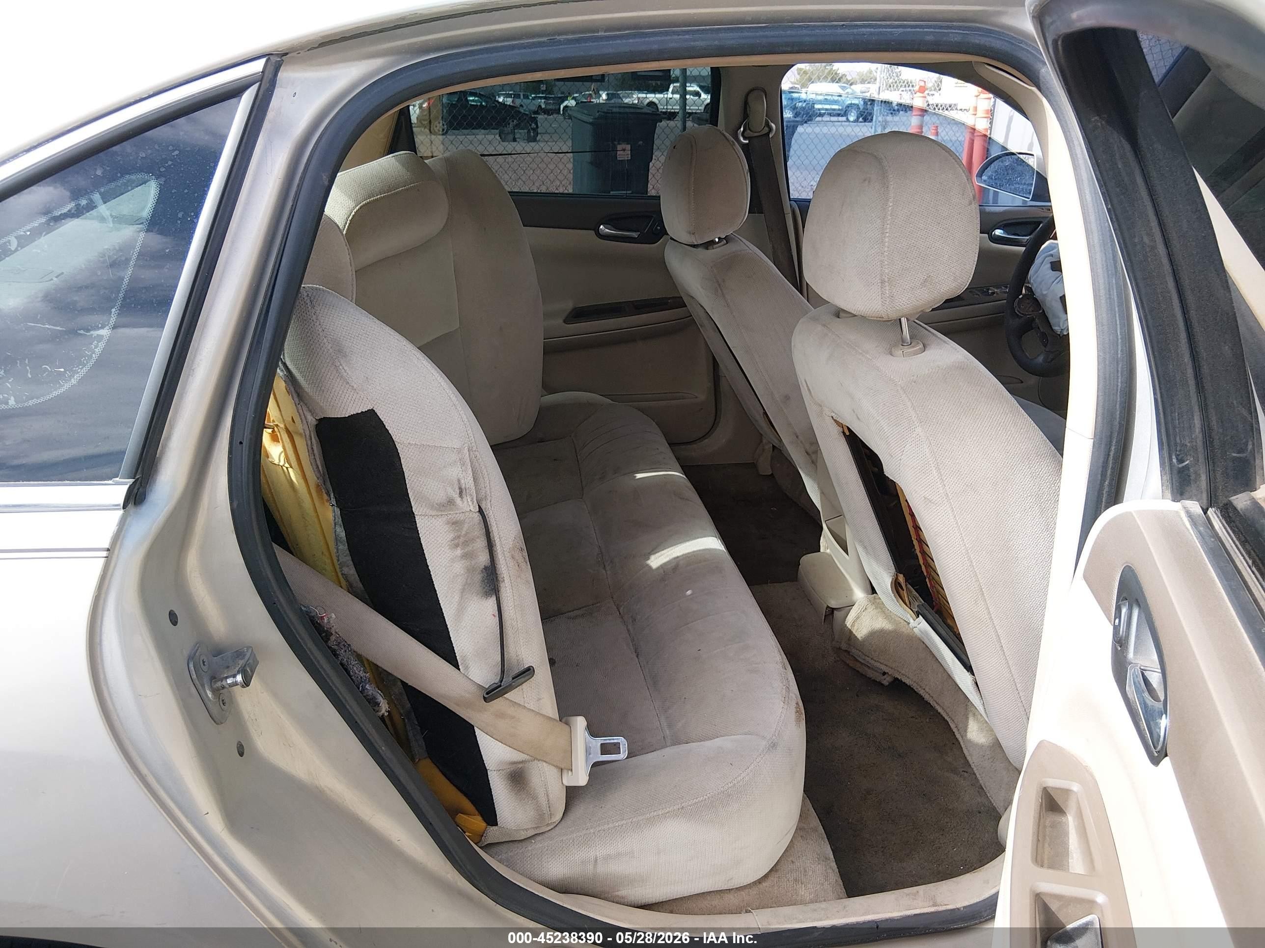 2008 Chevrolet Impala Lt Gold vin: 2G1WT55K781269372