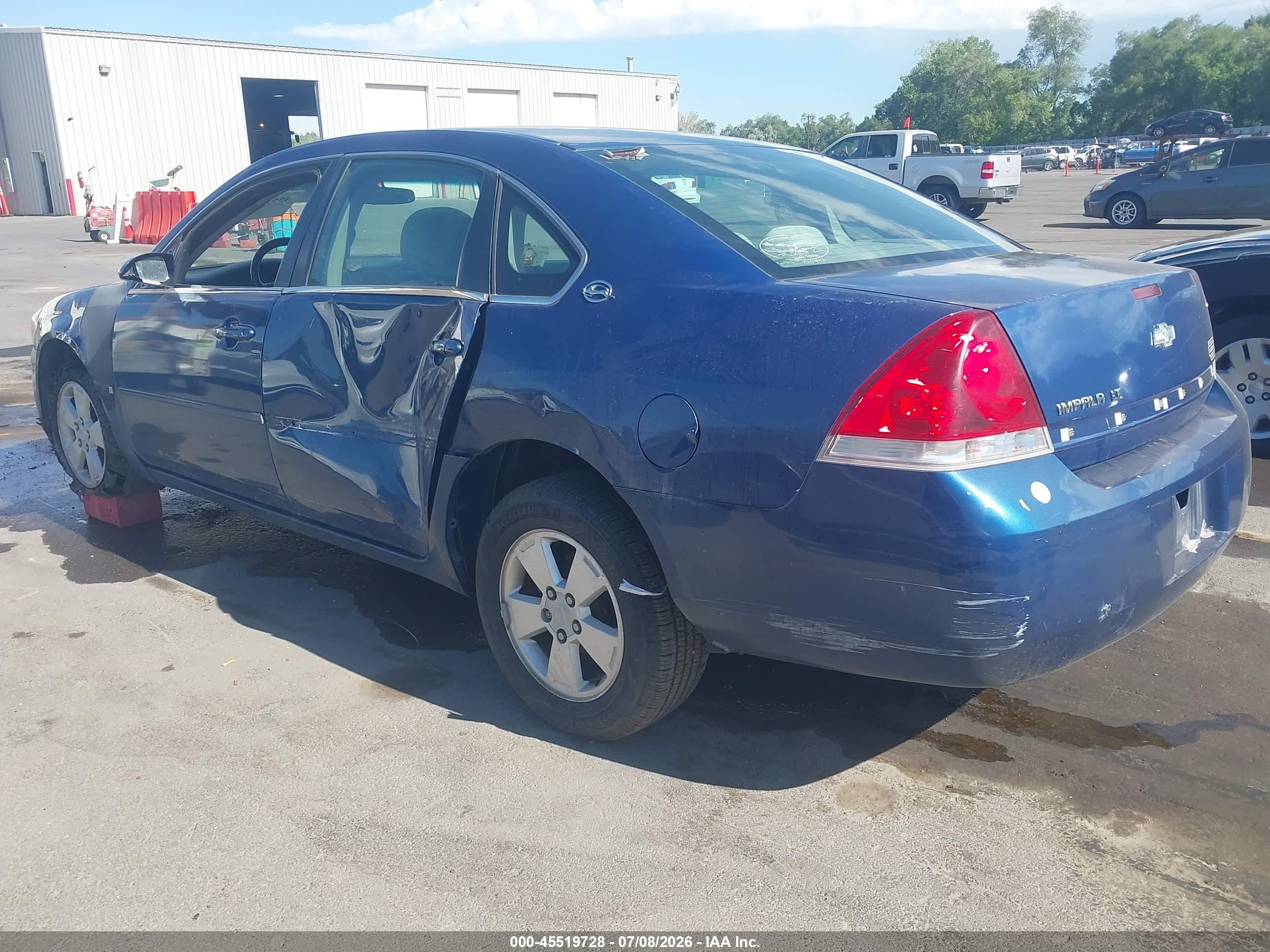2006 Chevrolet Impala Lt Navy vin: 2G1WT55K869287622