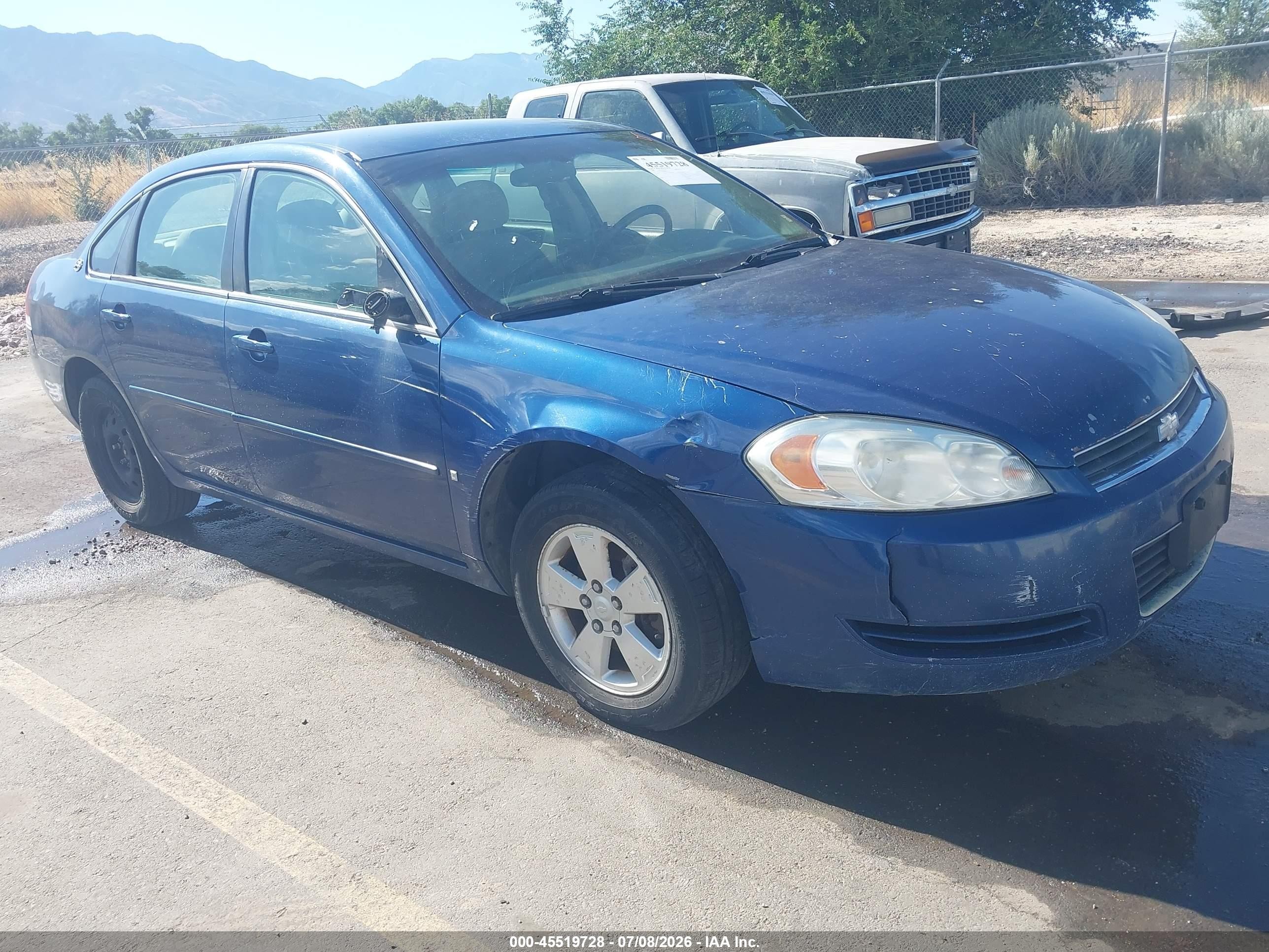 2006 Chevrolet Impala Lt Navy vin: 2G1WT55K869287622