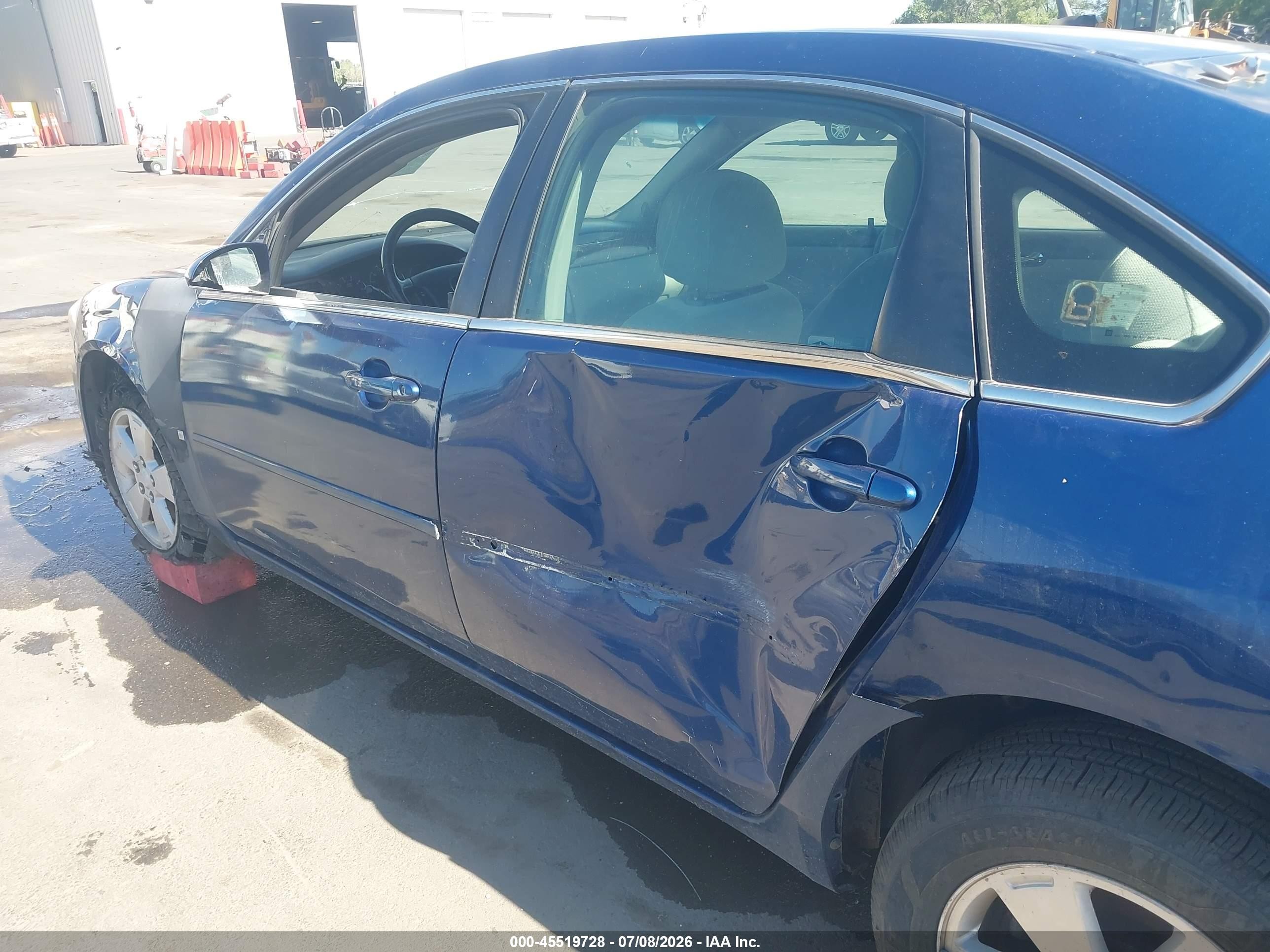 2006 Chevrolet Impala Lt Navy vin: 2G1WT55K869287622