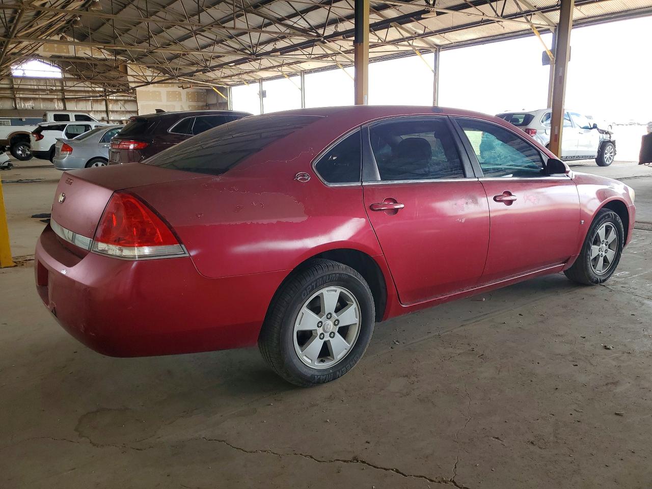 2008 Chevrolet Impala Lt Red vin: 2G1WT55K981239662