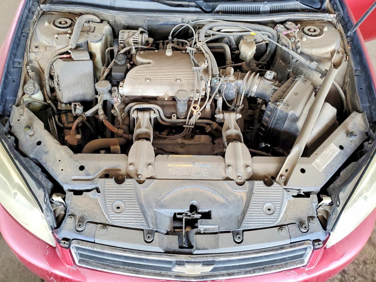 2008 Chevrolet Impala Lt Red vin: 2G1WT55K981239662