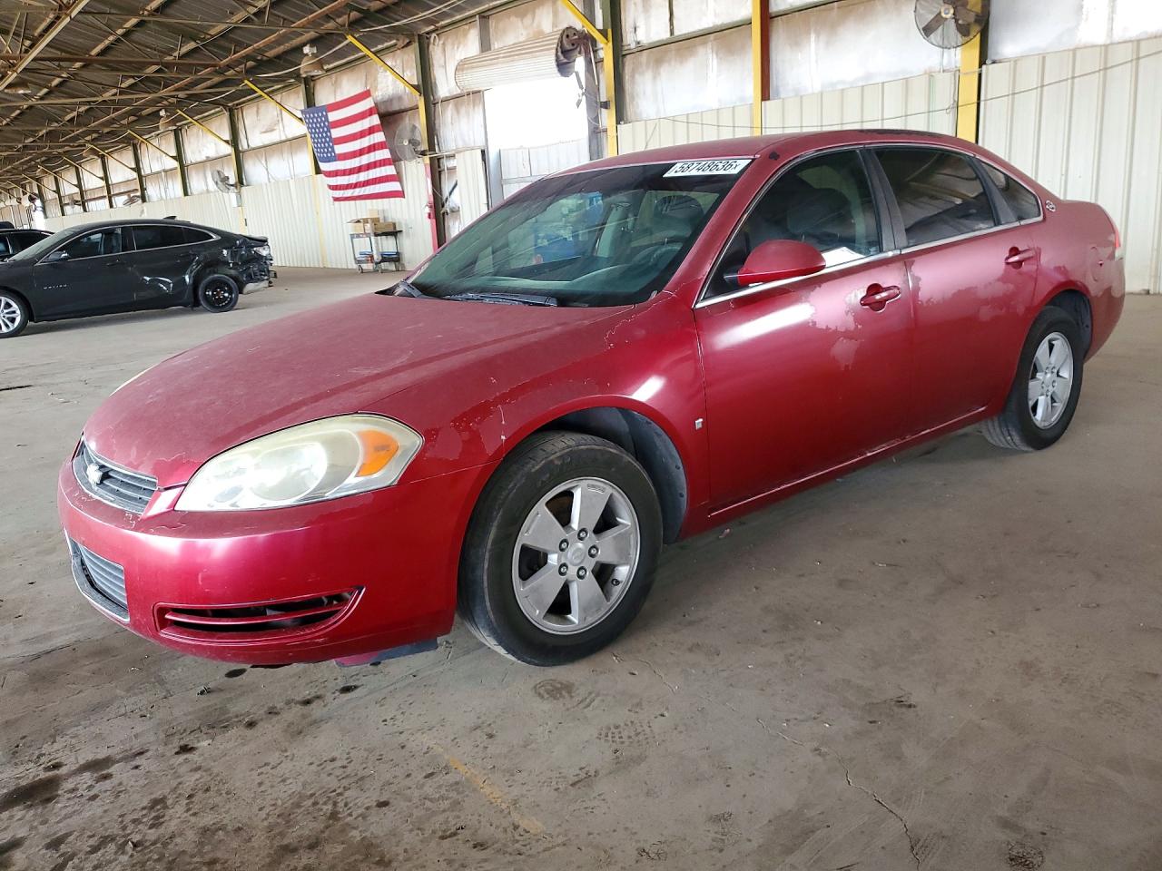 2008 Chevrolet Impala Lt Red vin: 2G1WT55K981239662