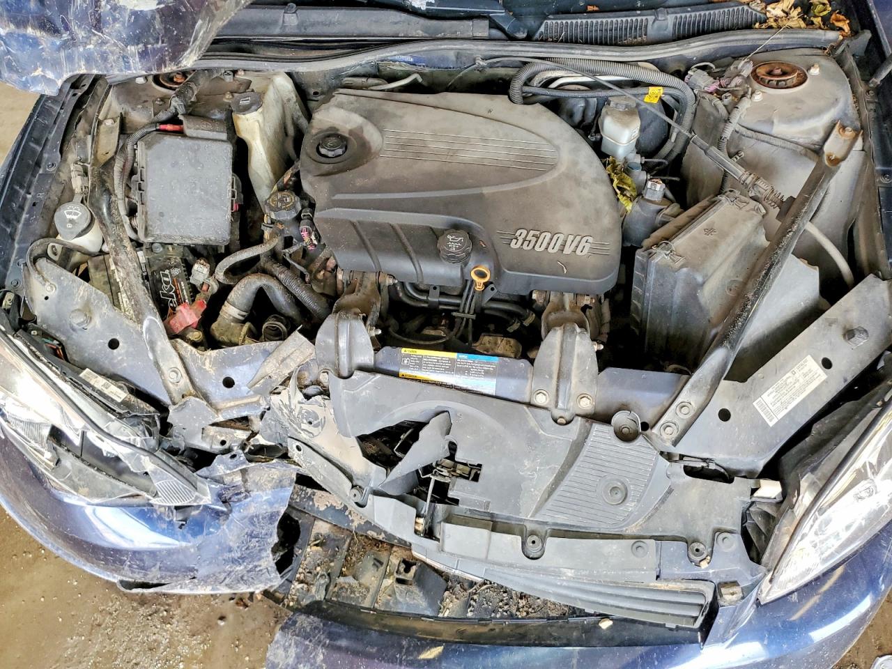 2008 Chevrolet Impala Lt Синий vin: 2G1WT55K981257241